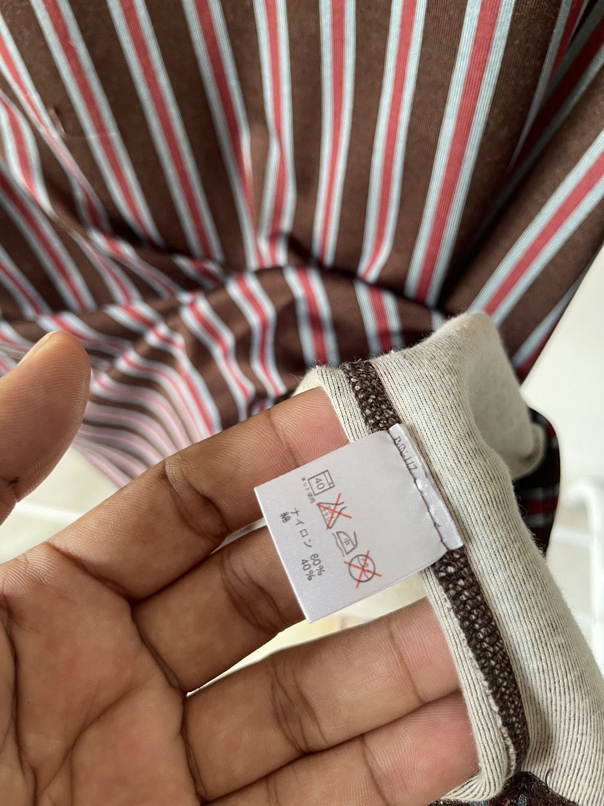 Jean Paul Gaultier 2000s Jean Paul Gaultier Homme Stripe Tee Size US S / EU 44-46 / 1 - 9 Thumbnail