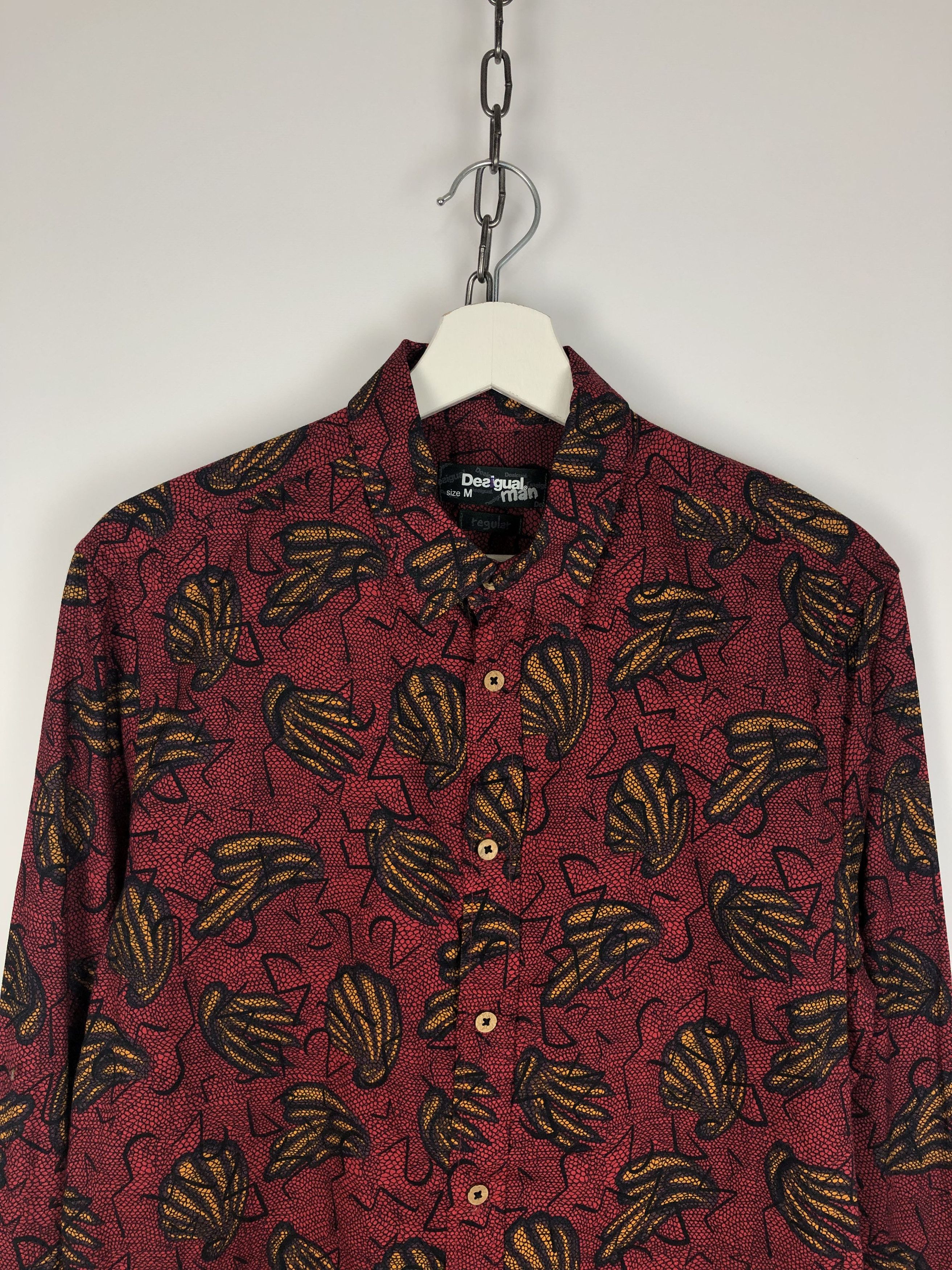 Desigual Desigual Regular Fit Shirt Overprinted size M Size US M / EU 48-50 / 2 - 2 Thumbnail