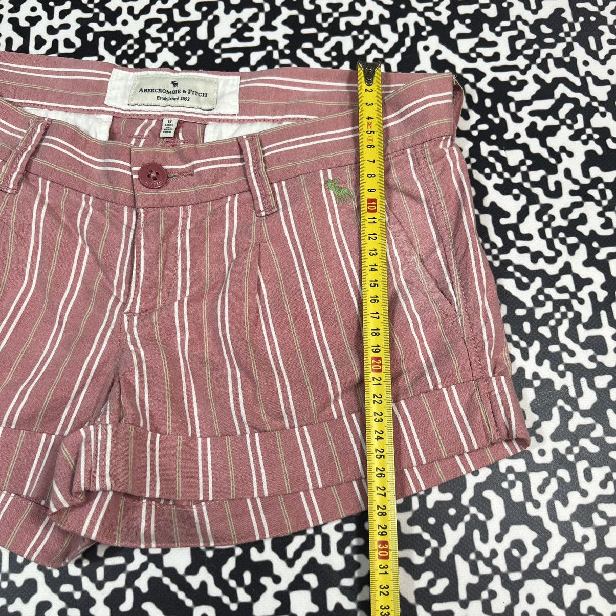Abercrombie & Fitch Vintage Y2K Abercrombie Fitch Sexy Style Striped Mini Shorts Size 25" / US 0 / IT 36 - 16 Thumbnail