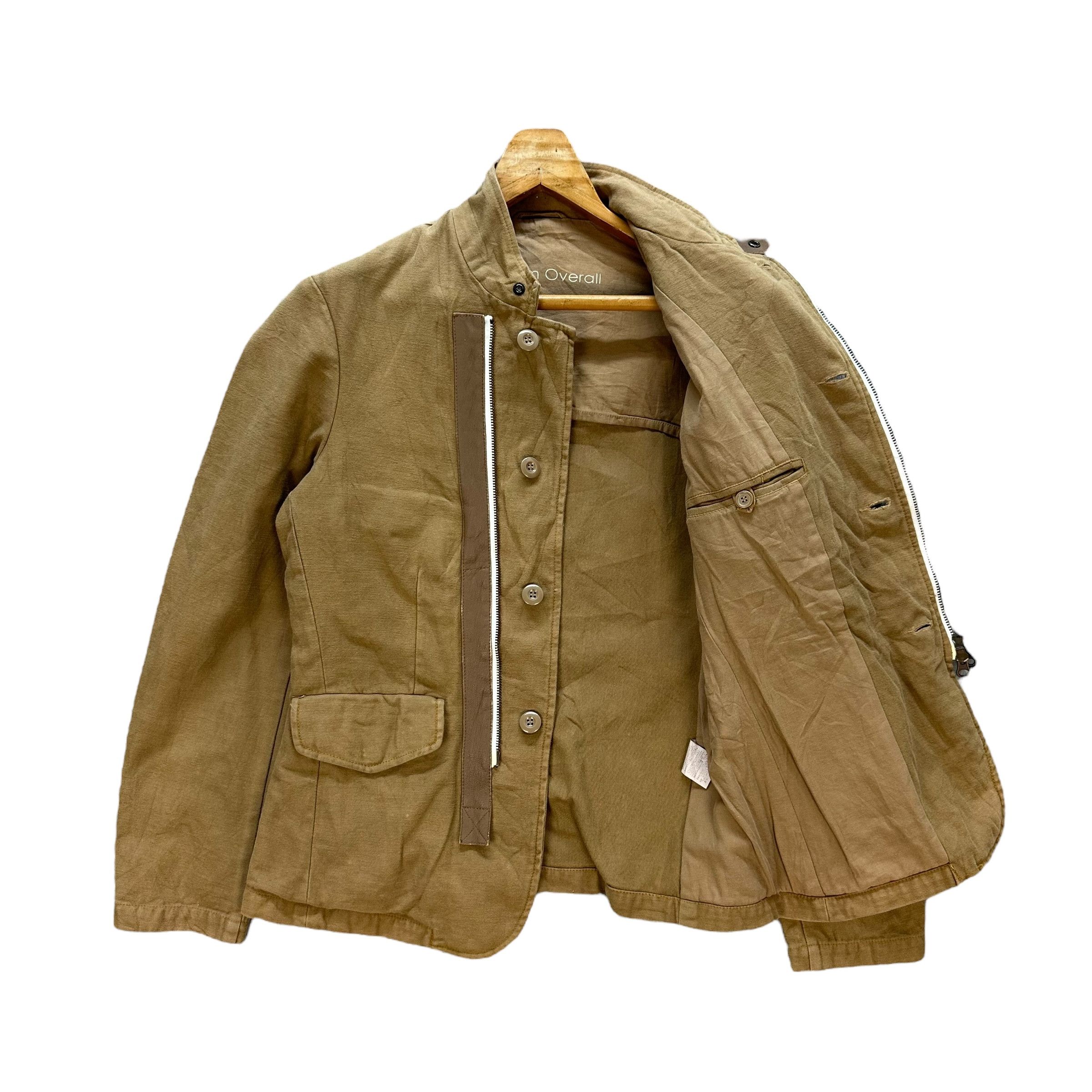 Brooklyn Cloth BROOKLYN OVERALL Asymmetrical Jacket #A40-0921 Size M / US 6-8 / IT 42-44 - 7 Thumbnail