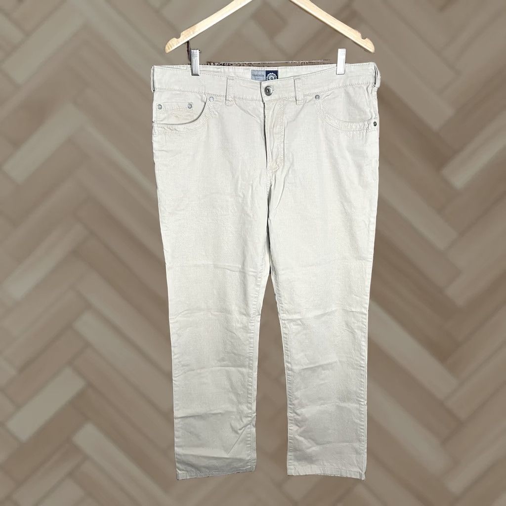 Vintage GARDEUR Men’s Chino Khaki Straight Pants Beige 38 x 32 Regular Size 38 Inseam 32 Mens Size US 38 / EU 54 - 1 Thumbnail