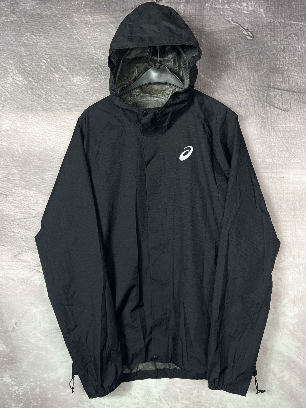 Asics Asics Black Tech Shell Running Jacket Gorpcore Style Size US M / EU 48-50 / 2 - 2 Thumbnail