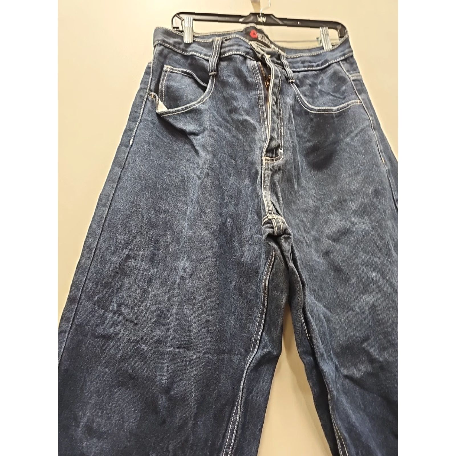 Southpole VINTAGE South Pole Jeans Men 34 Blue Wide-Leg Distressed 35x31 Y2K Baggy Authentic Collection Size US 34 / EU 50 - 3 Thumbnail