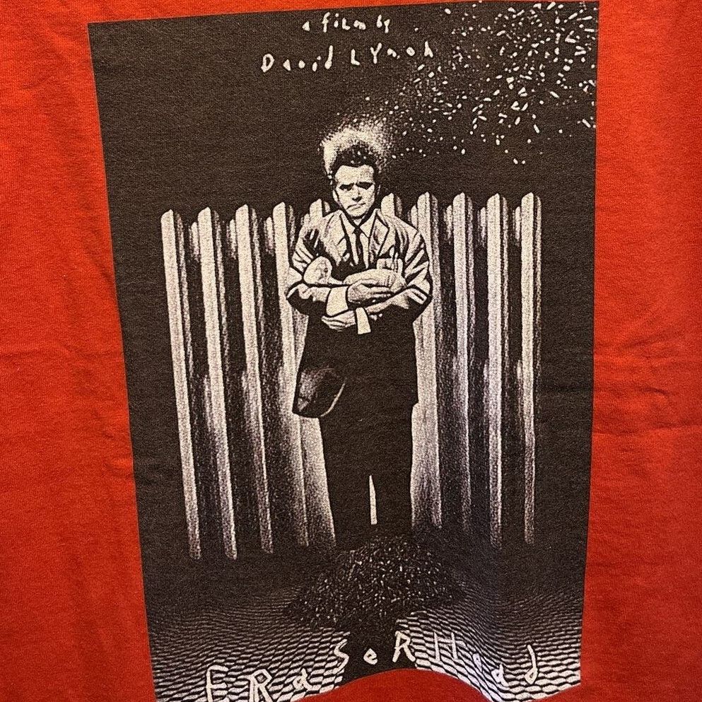 Gildan Eraserhead Unisex S Red Graphic Print Gildan Cotton T-Shirt Size US S / EU 44-46 / 1 - 4 Thumbnail