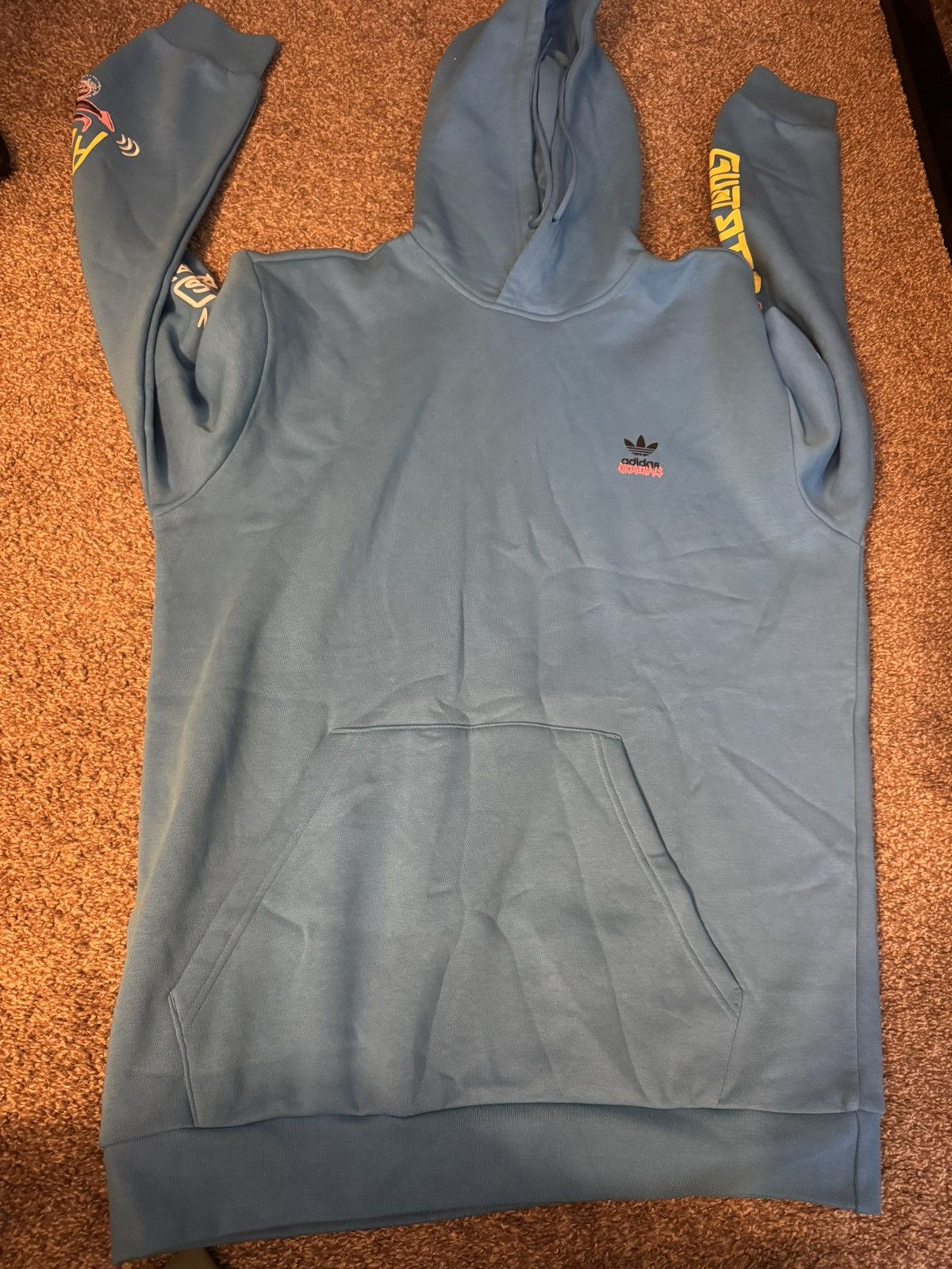 Adidas Vintage hoodie Size US L / EU 52-54 / 3 - 1 Thumbnail