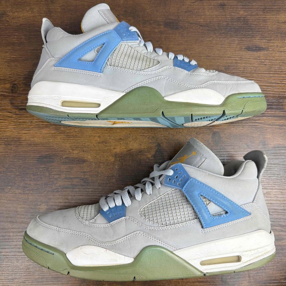 Jordan Brand Air Jordan 4 Retro LS Mist Blue 2006 314254-041 Men’s Rare Size US 13 / EU 46 - 3 Thumbnail