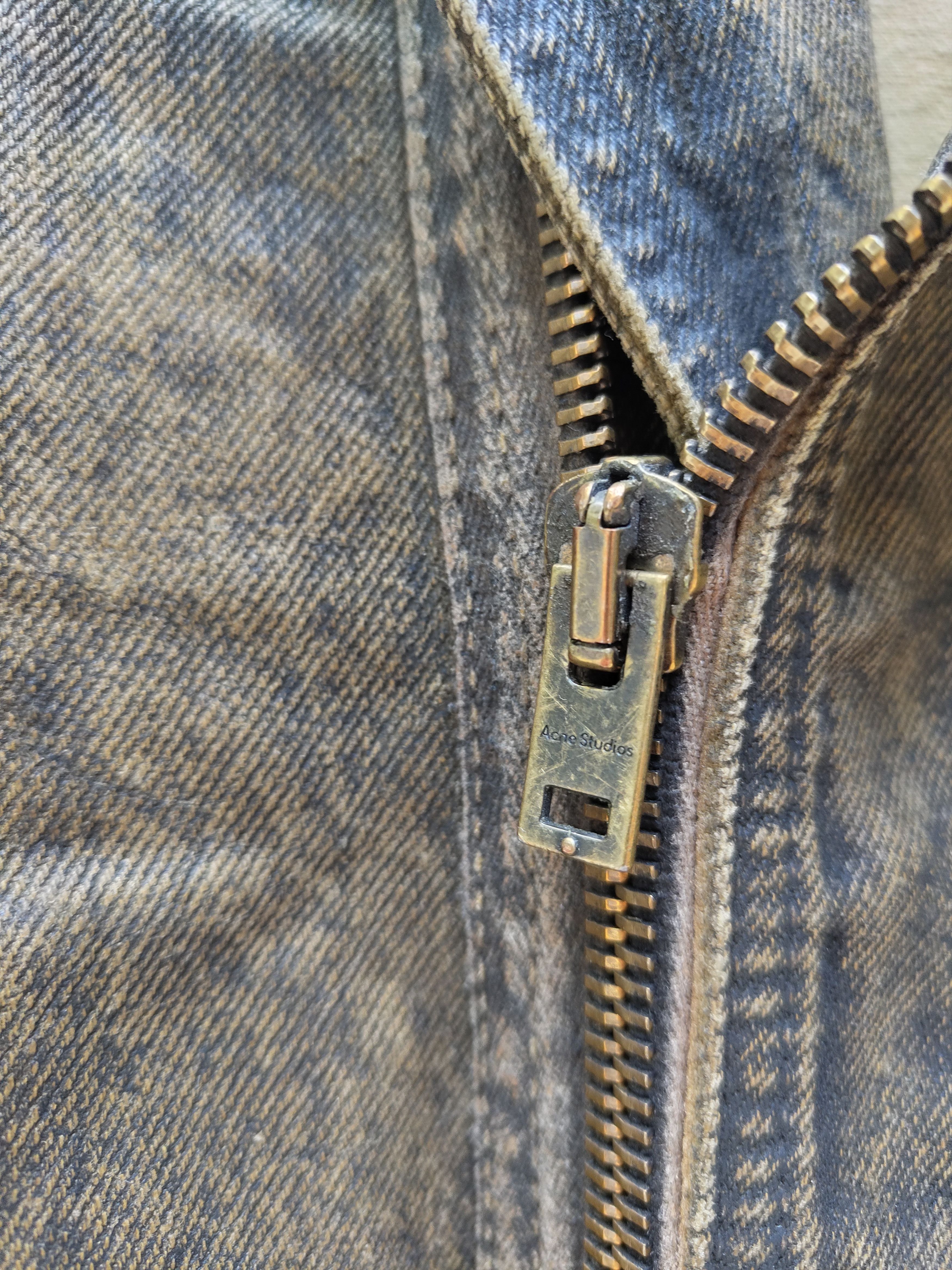 Acne Studios Acne studios denim trench-coat waxed gradient belted Size US S / EU 44-46 / 1 - 8 Thumbnail