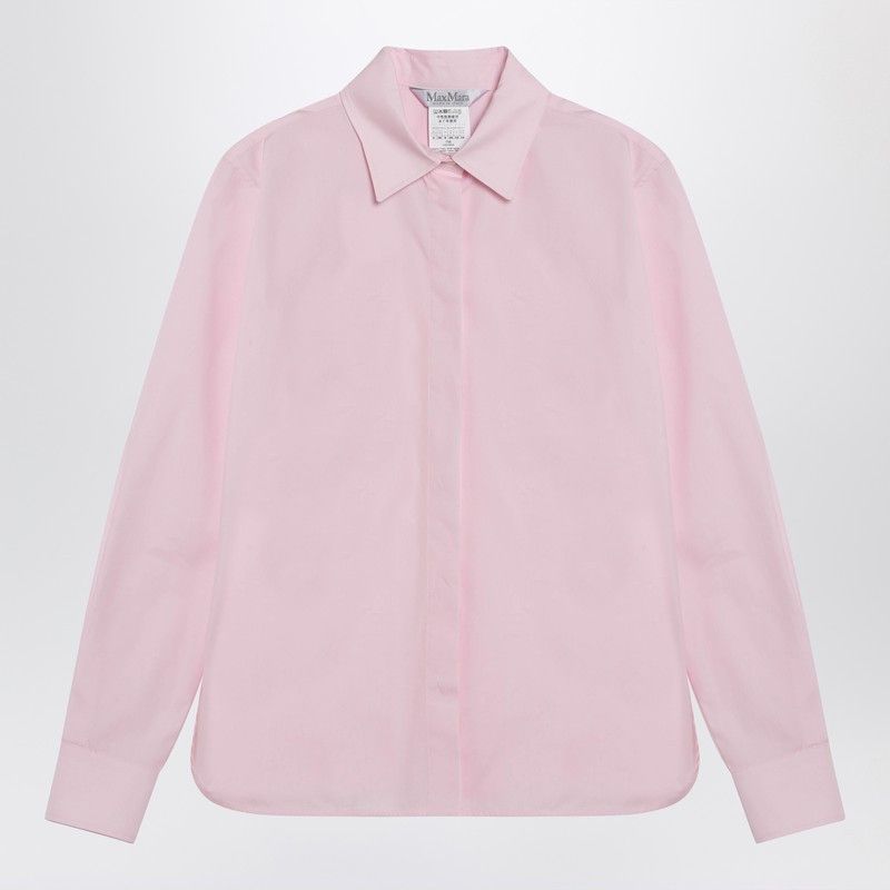Max Mara Max Mara Pink Cotton Poplin Shirt Size S / US 4 / IT 40 - 1 Thumbnail