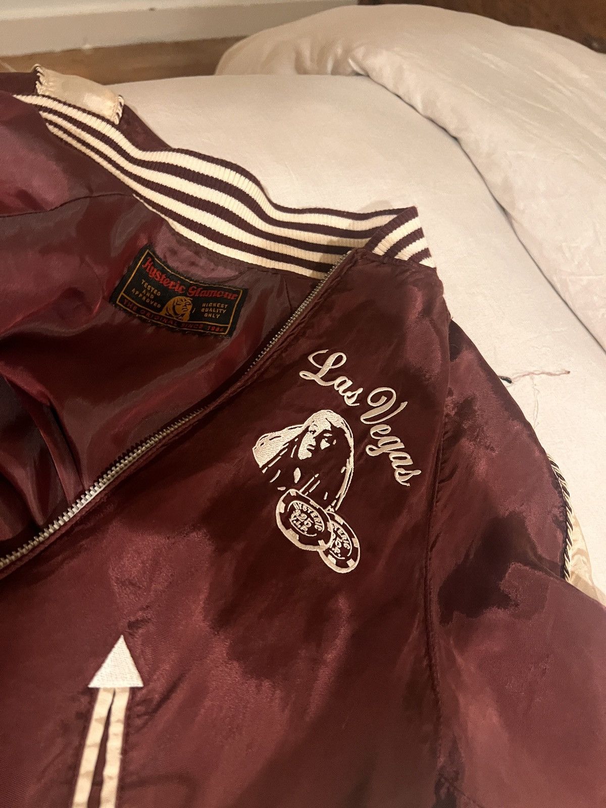 Hysteric Glamour RARE hysteric glamour vintage varsity las vegas jacket Size US M / EU 48-50 / 2 - 4 Thumbnail