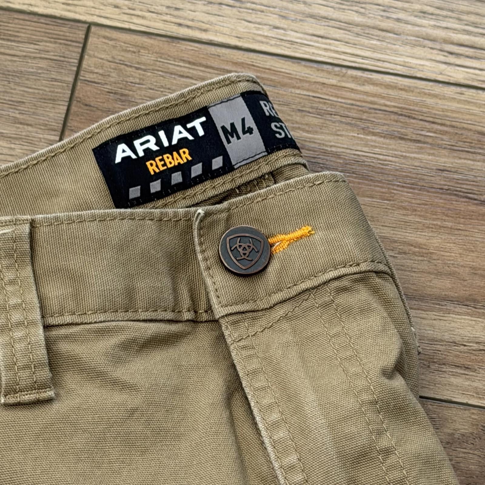 Ariat Ariat Rebar M4 Relaxed Straight Field Khaki Work Pants Size US 44 / EU 60 - 2 Thumbnail