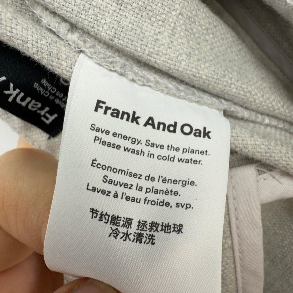 Frank & Oak FRANK & OAK Midi Minimalist Academia Pale Gray Skirt Size XS Size 24" / US 00 / IT 34 - 8 Thumbnail