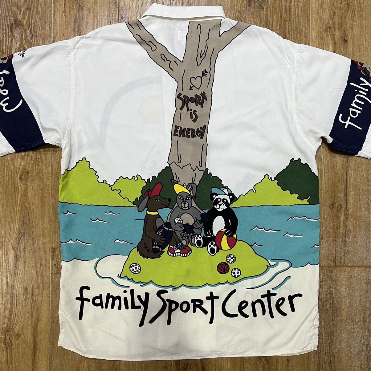 Jean Charles De Castelbajac Vintage JC De Castelbajac Allover Print Animal Tshirt Size US L / EU 52-54 / 3 - 4 Thumbnail