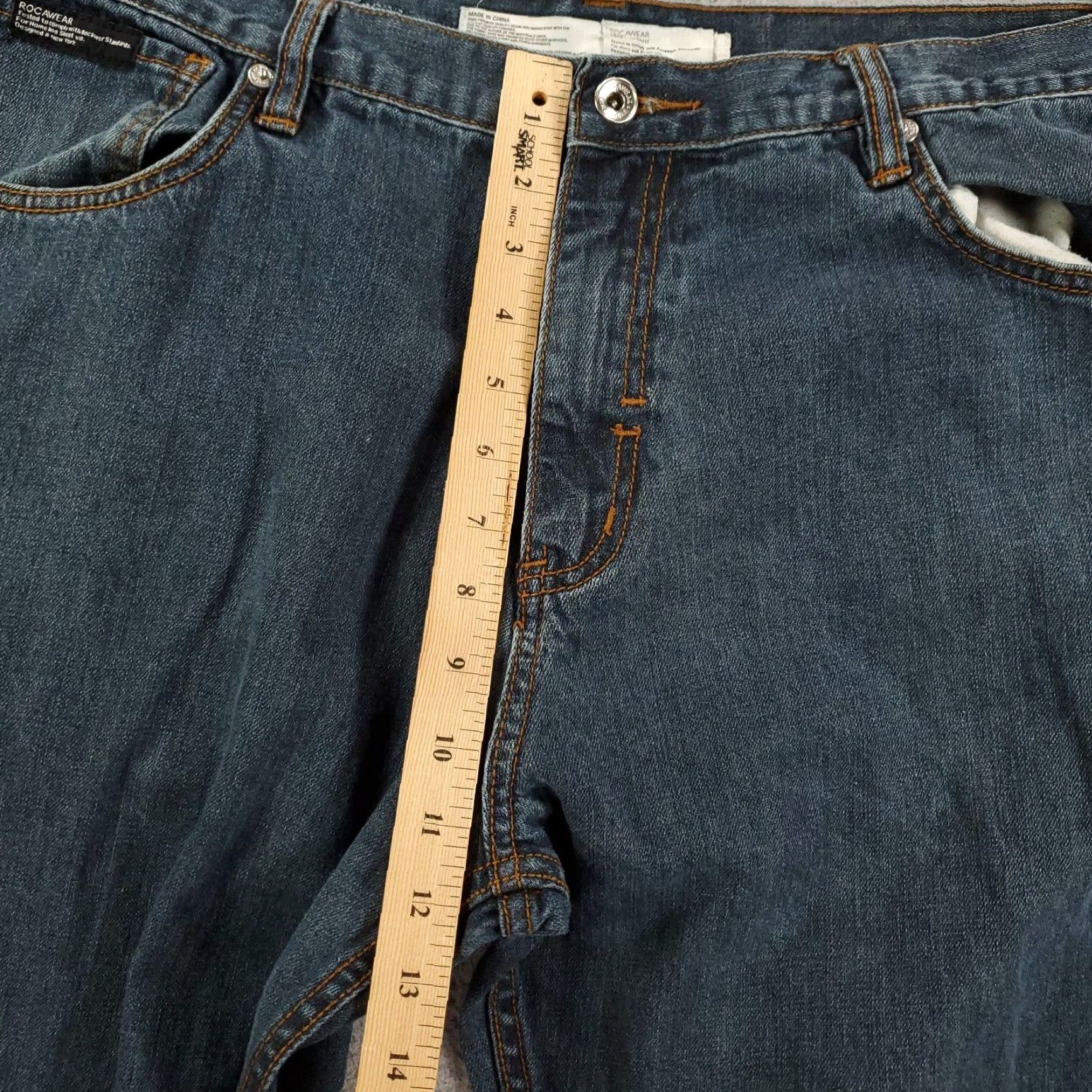Rocawear Rocawear Jeans Men 40x34 Relaxed Measured 38x31 Dark Wash Y2K Streetwear Denim Size US 38 / EU 54 - 4 Thumbnail