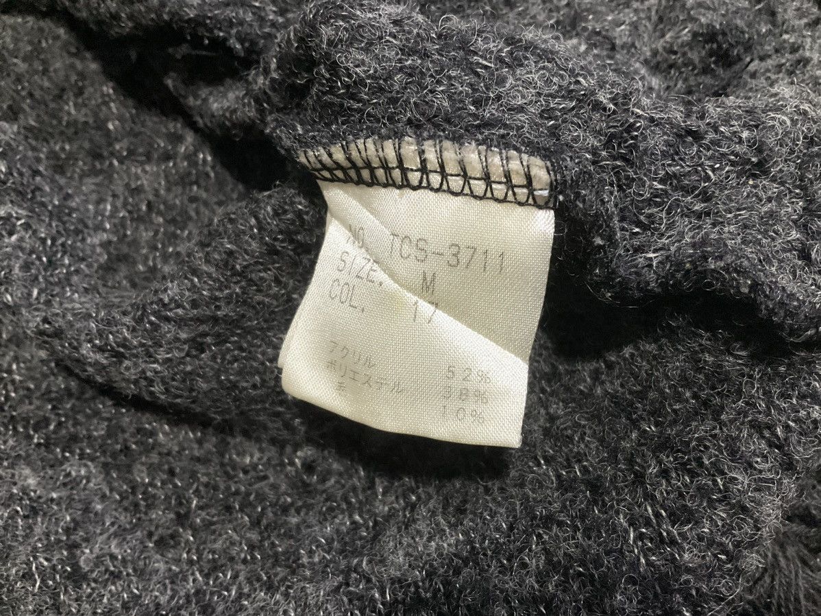 If Six Was Nine × Japanese Brand × Tornado Mart 🔥Sick Y2K Archived Tornado Mart Frayed Asymmetric Wool Coat Size US M / EU 48-50 / 2 - 13 Thumbnail