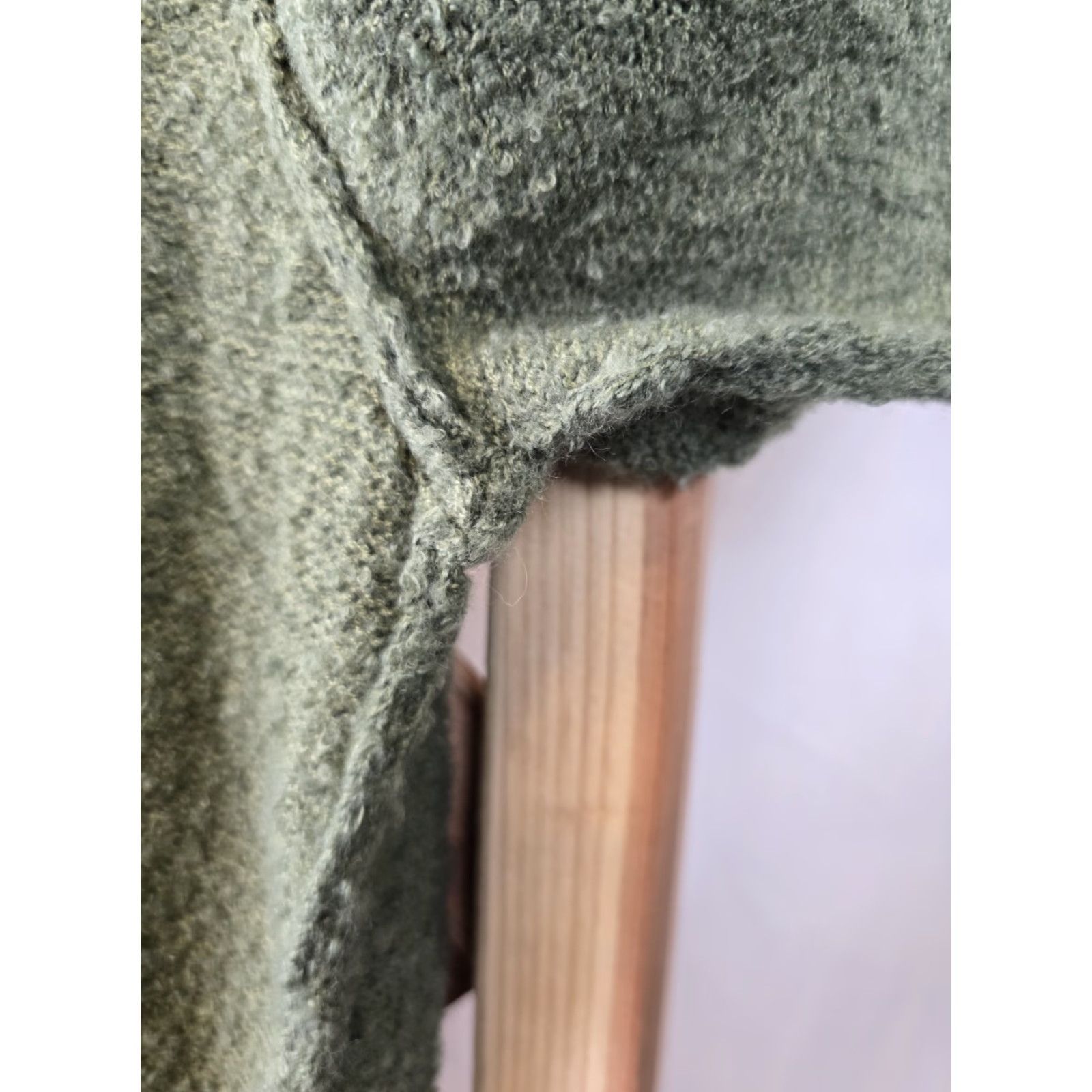 Vintage Saodimallsu Women's Oversized Crew Neck Long Sleeve Sweater - Green Size L - NWT Vintage? Size L / US 10 / IT 46 - 7 Thumbnail