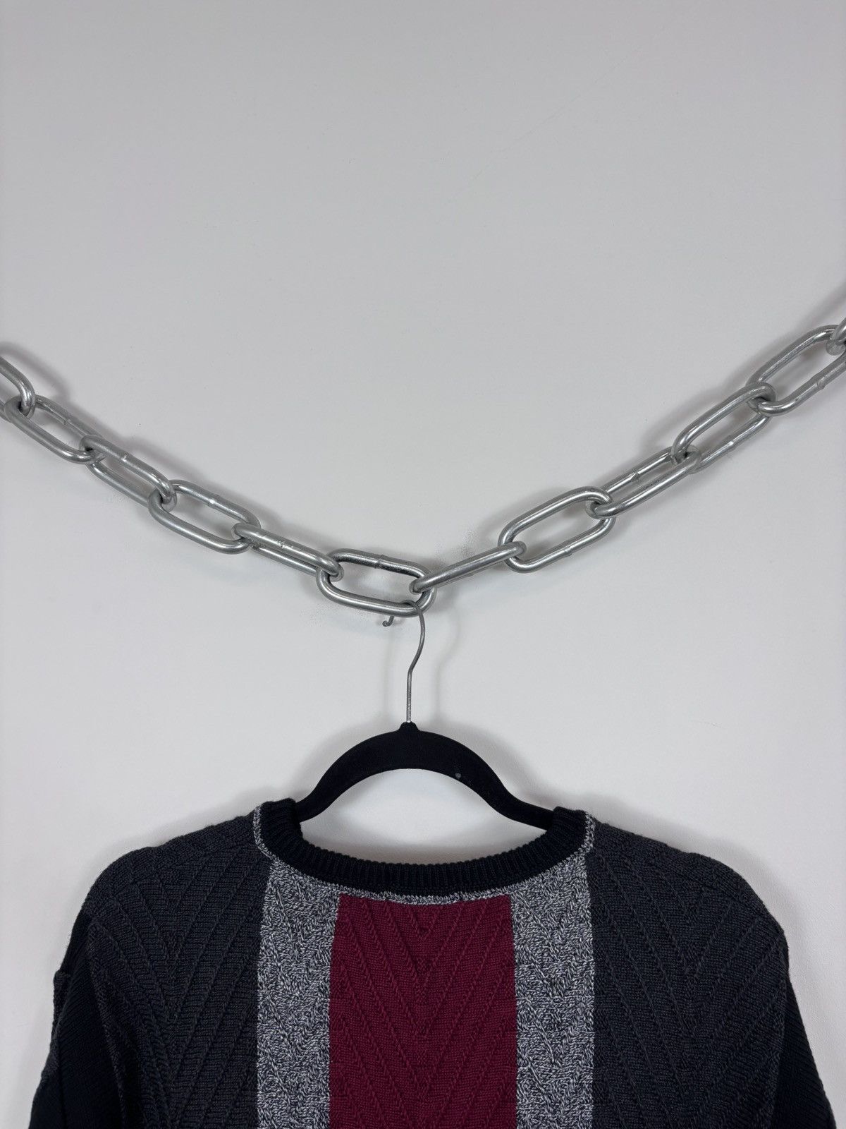 Carlo Colucci Carlo Colucci Vintage Men’s Wool Knit V-Neck Sweater Size US L / EU 52-54 / 3 - 13 Thumbnail