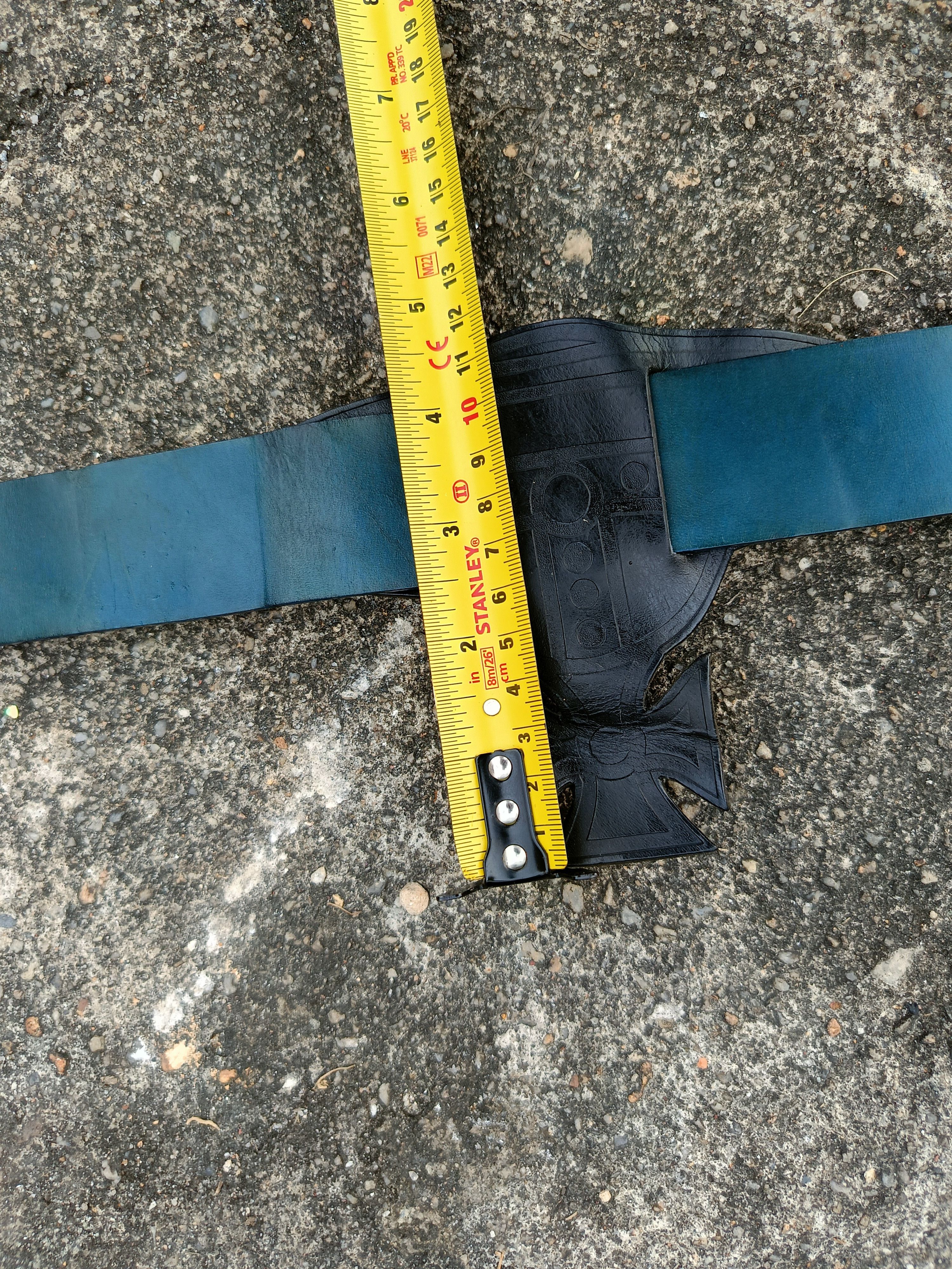 Vivienne Westwood VIVIENNE WESTWOOD HEARTS&ORB BIG PATCHES LEATHER BELT Size 32 - 20 Thumbnail