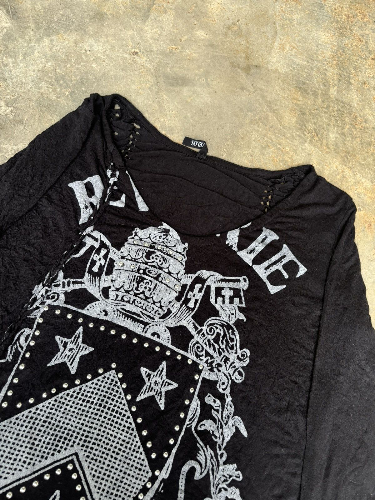 If Six Was Nine Y2k Zelos Ifsixwasnine Lgb Punk Style Longslevee Size ONE SIZE - 3 Thumbnail
