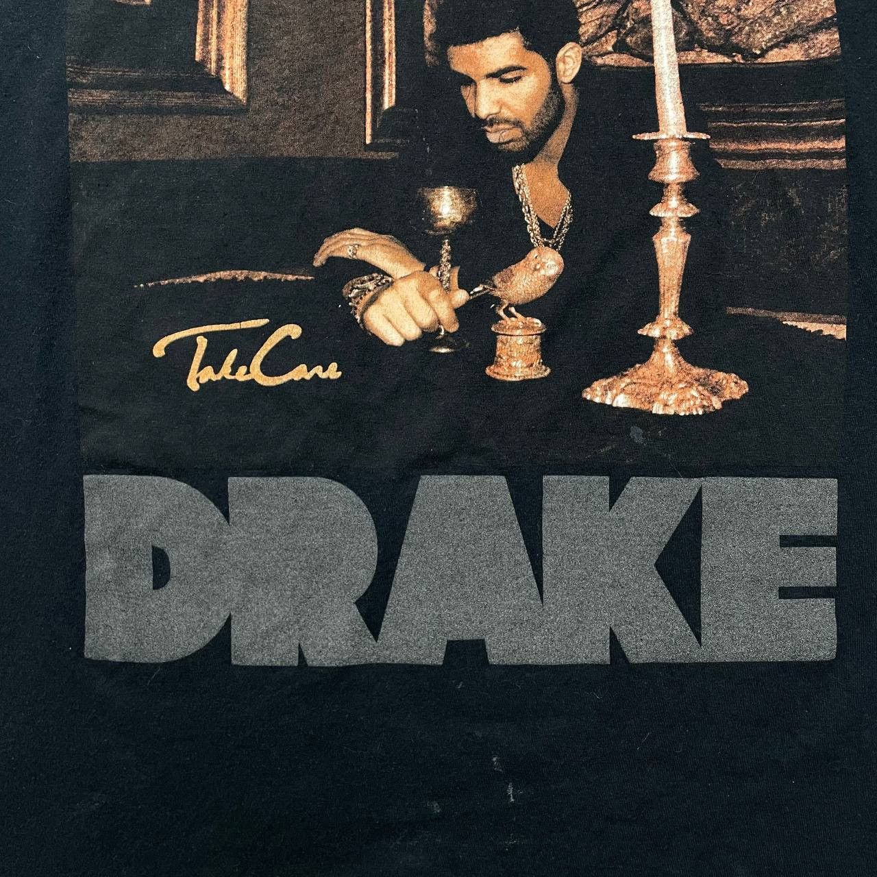 Drake × October's Very Own × Rap Tees 2012 Drake Take Care Album T Shirt Size S Size US S / EU 44-46 / 1 - 7 Thumbnail