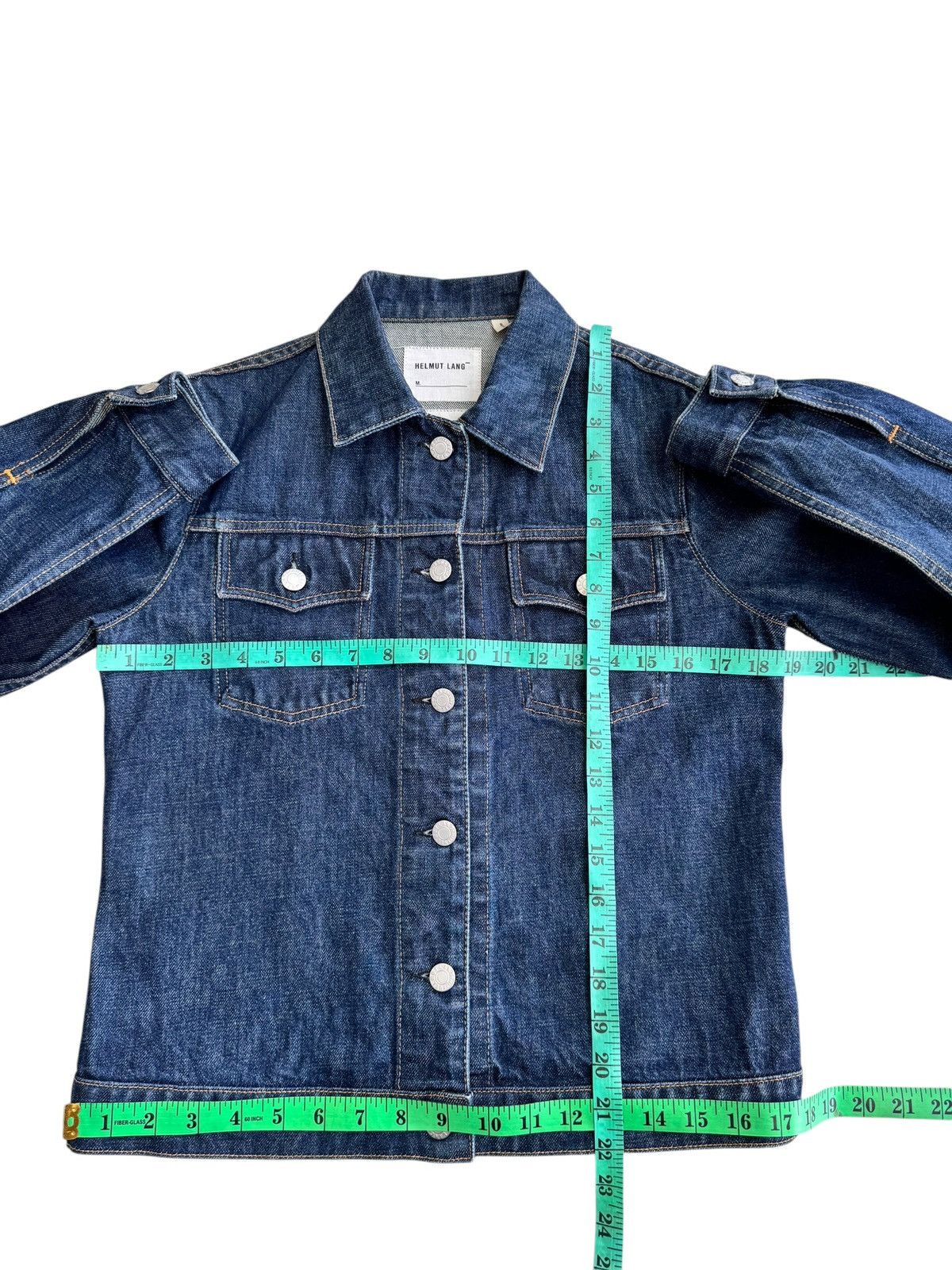 Designer × Helmut Lang Vintage 80s Helmut Lang Classic Denim Trucker jacket Size US XXS / EU 40 - 13 Thumbnail