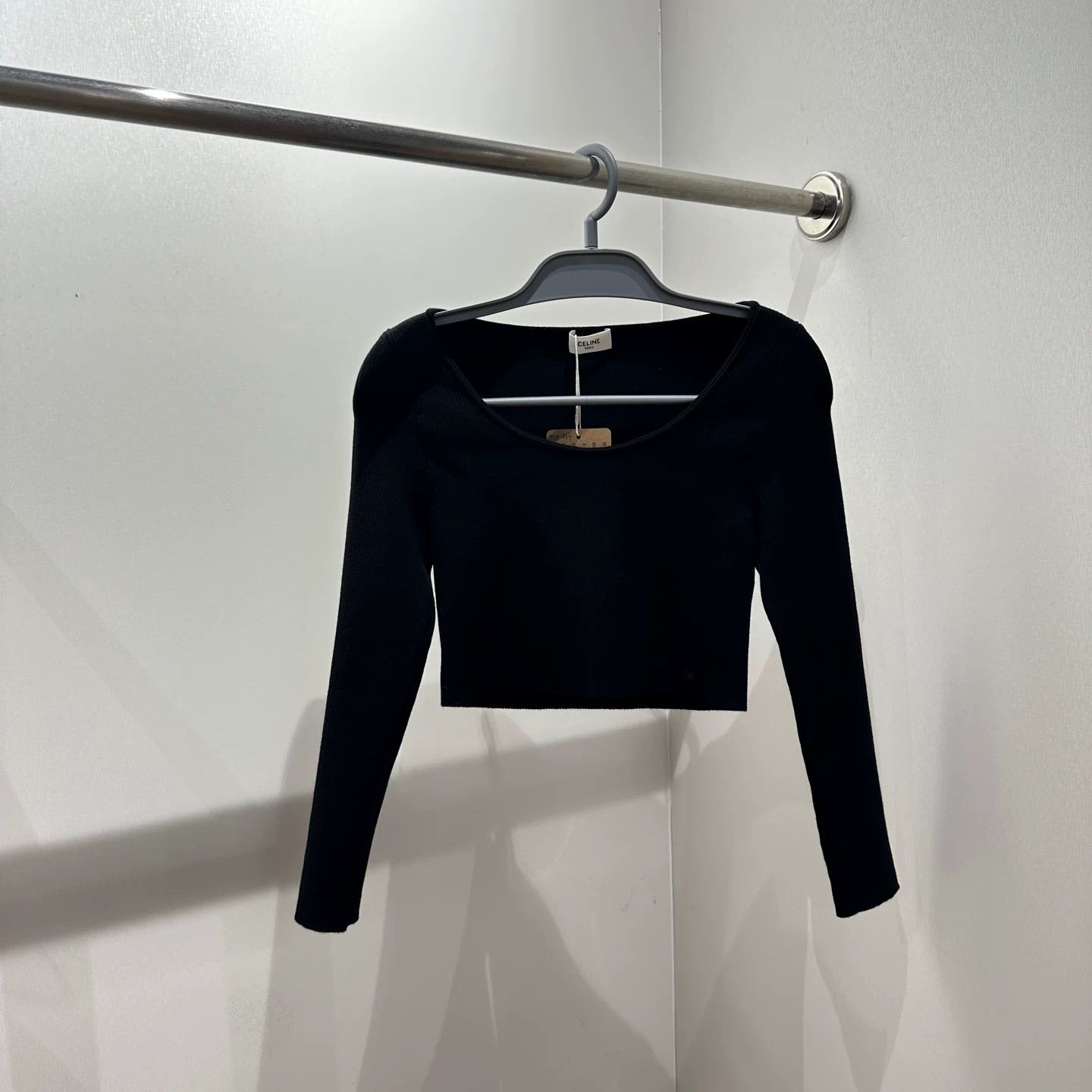 Celine Celine Wool Embroidered T-Shirt S Women Size S / US 4 / IT 40 - 1 Thumbnail