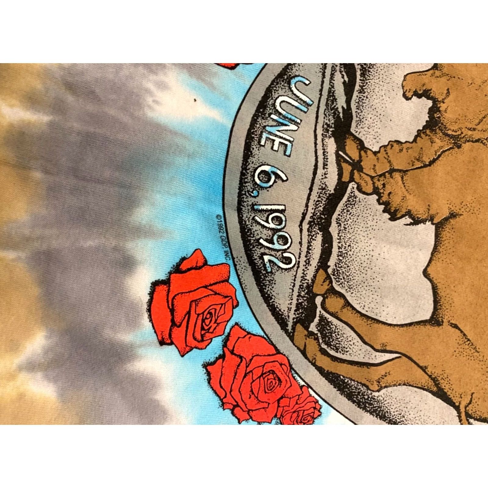 Liquid Blue Grateful Dead Buffalo 1992 Nickel Garcia 2 Side TIE DYE T-Shirt Mens Small Color Multi-Color Shirt Graphic Tee 100% Cotton Tie Dye Size US S / EU 44-46 / 1 - 5 Thumbnail