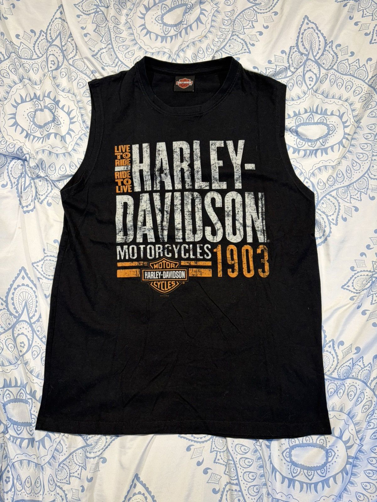 Harley Davidson Harley Davidson Tank Top Medium Size US M / EU 48-50 / 2 - 2 Thumbnail