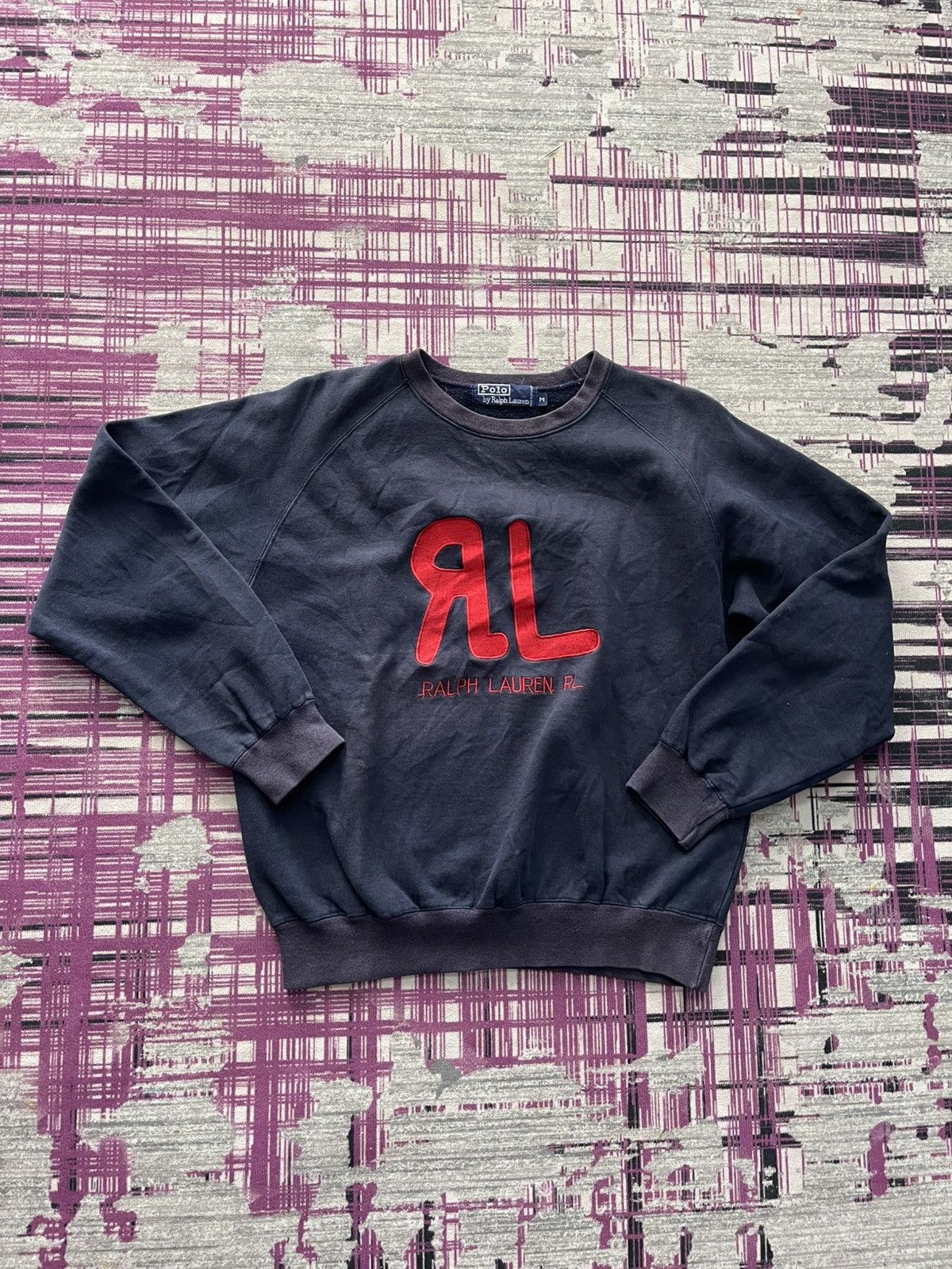 Polo Ralph Lauren VINTAGE 90S POLO RALPH LAUREN RL EMBROIDERY LOGO CREWNECK Size US M / EU 48-50 / 2 - 1 Thumbnail