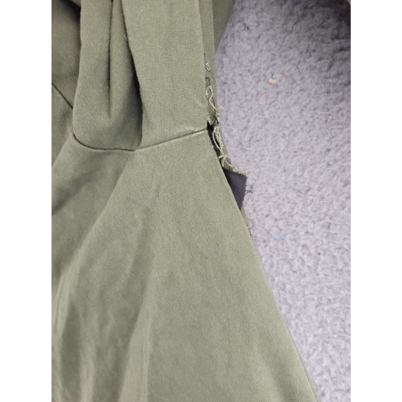 Cotton On Cotton On Coat Womens S Green Trench Canvas Long Winter Vintage No Size S / US 4 / IT 40 - 7 Thumbnail