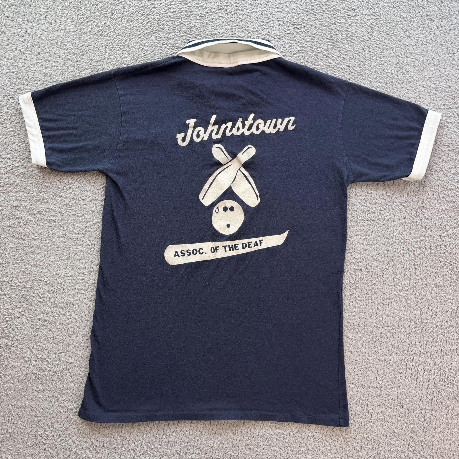 Other Vintage 70s Bowling Shirt Johnstown Assoc Of The Deaf Polo Size US S / EU 44-46 / 1 - 2 Thumbnail