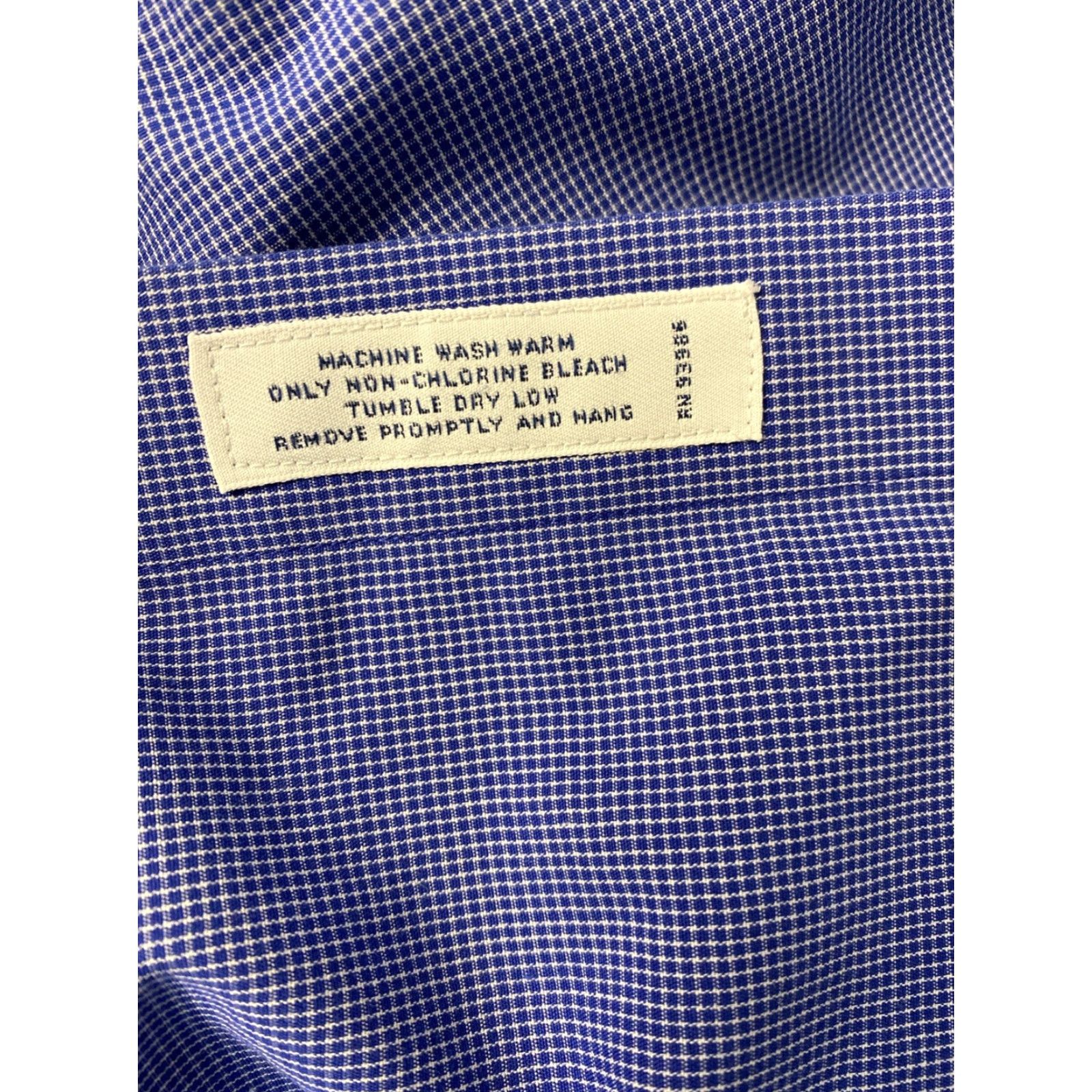 Brooks Brothers BROOKS BROTHERS Shirt Men’s Large Long Sleeve Supima Cotton Solid Royal Blue Button-Down Size US L / EU 52-54 / 3 - 7 Thumbnail