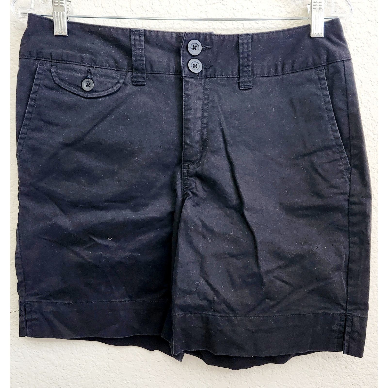 Other St Johns Bay Black Double Button Zip Closure Bermuda Short 6 Size 28" / US 6 / IT 42 - 1 Thumbnail