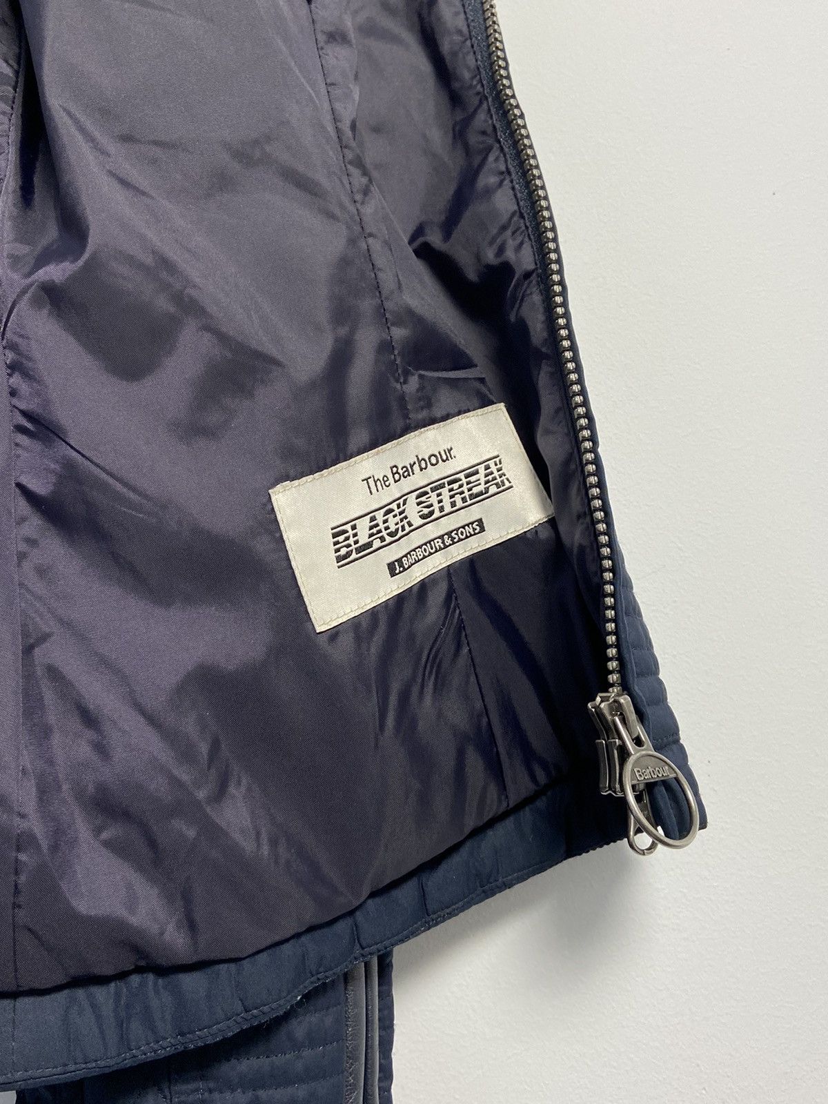 Barbour Barbour Black Streak International Extractor Quilt Jacket Size L / US 10 / IT 46 - 13 Thumbnail
