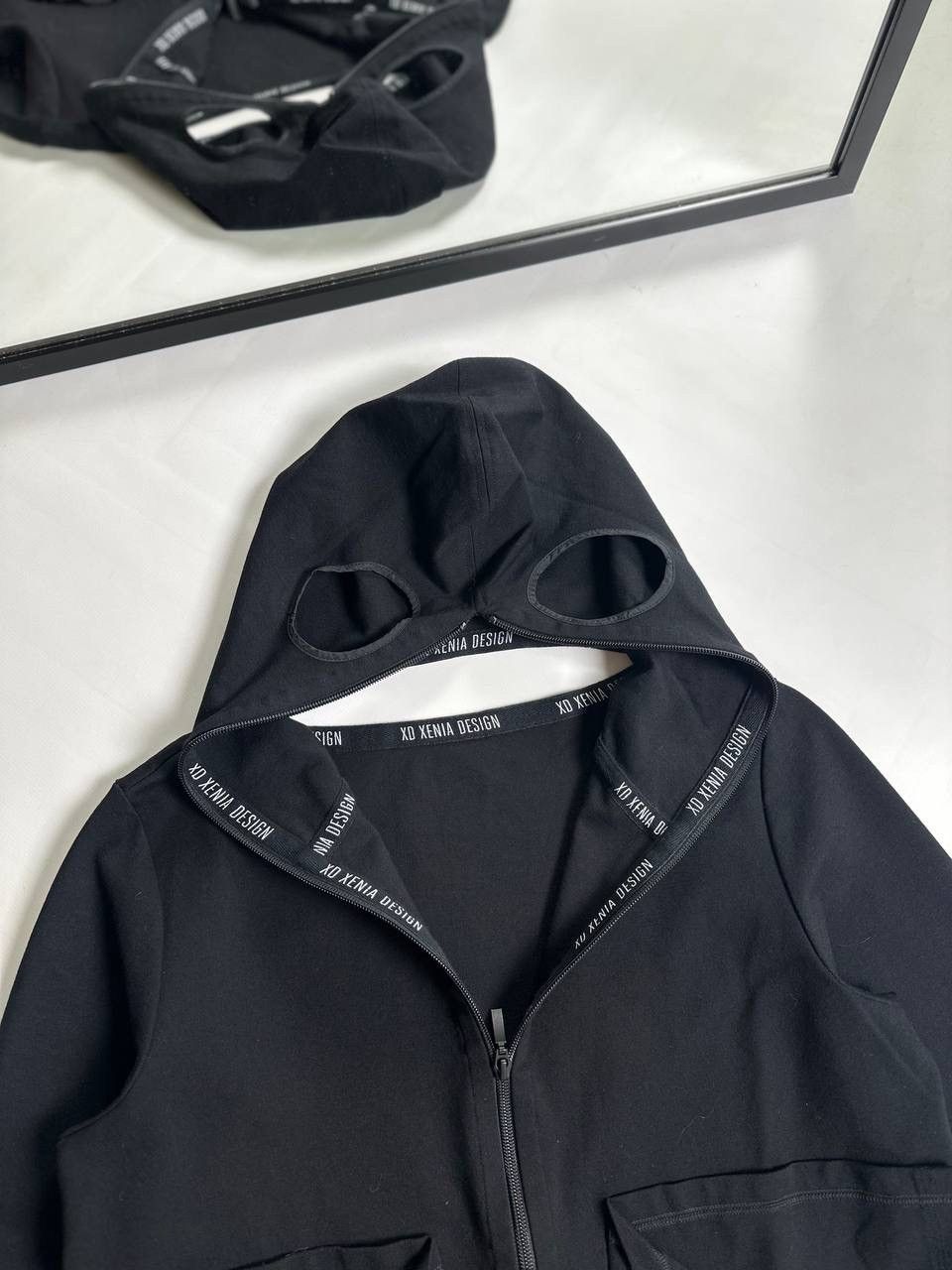 Vintage Xd Xenia Avant Garde Designer Full Zip Mask Hoodie Size US S / EU 44-46 / 1 - 4 Thumbnail