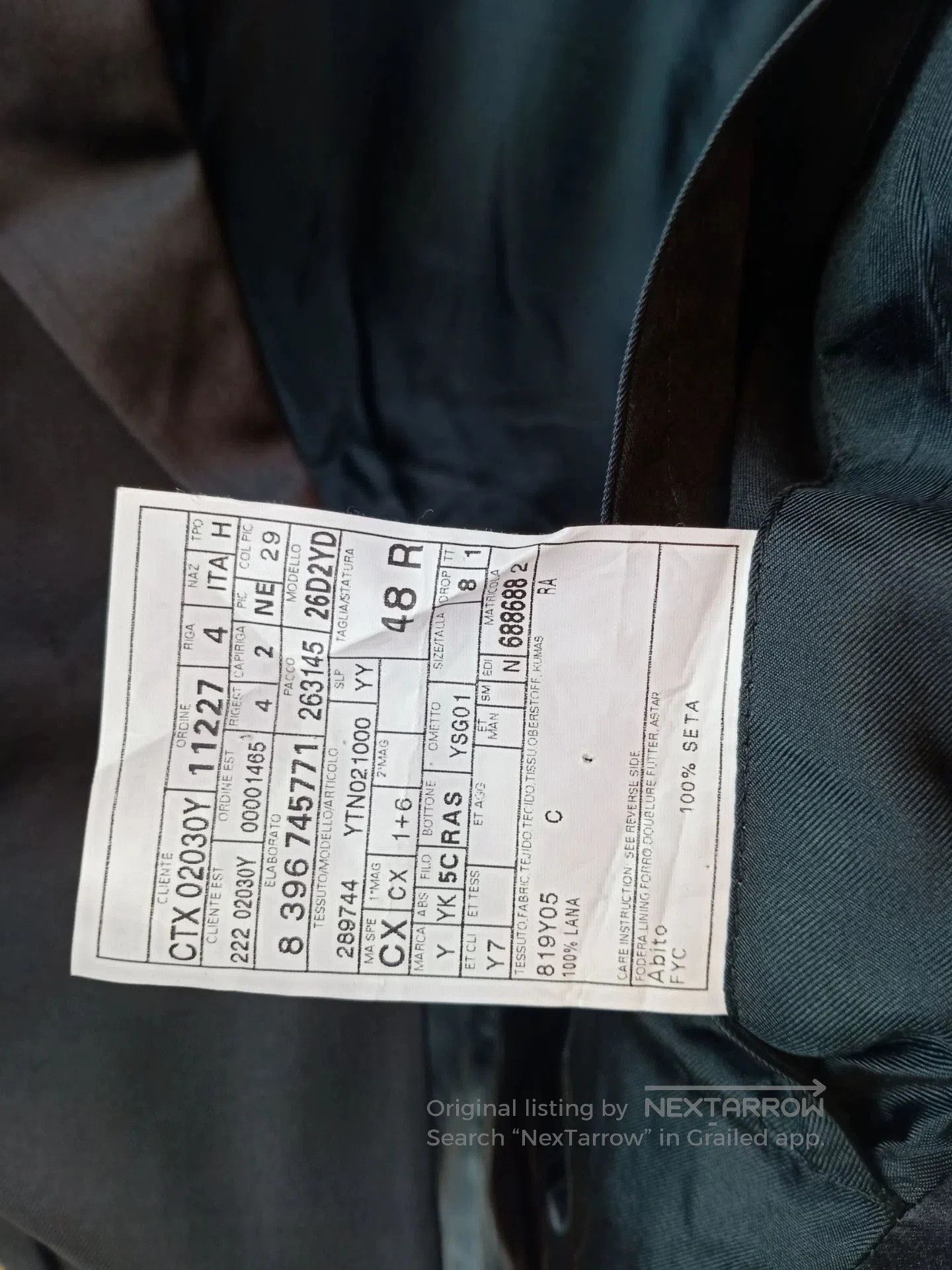 Saint Laurent Paris Yves Saint Laurent Men's Black Suit. Size US M / EU 48-50 / 2 - 4 Thumbnail