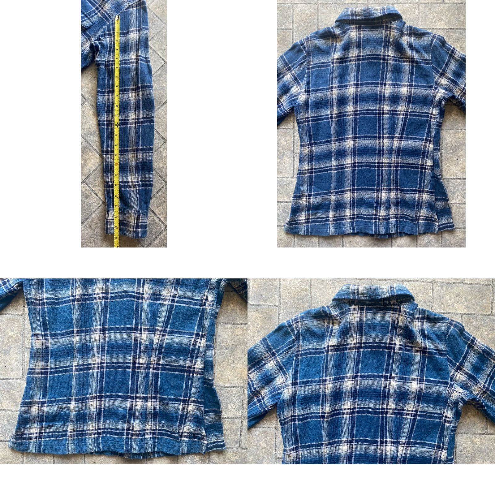 Patagonia Patagonia Flannel Shirt Women’s Size 8 Blue Plaid Organic Cotton Button-Up Long Sleeve Vintage? Size M / US 6-8 / IT 42-44 - 9 Thumbnail