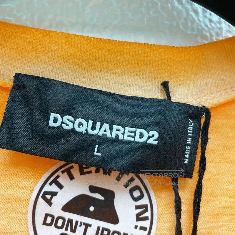 Dsquared2 DSQUARED2 Summer Yellow Cotton T-Shirt . Size US S / EU 44-46 / 1 - 4 Thumbnail