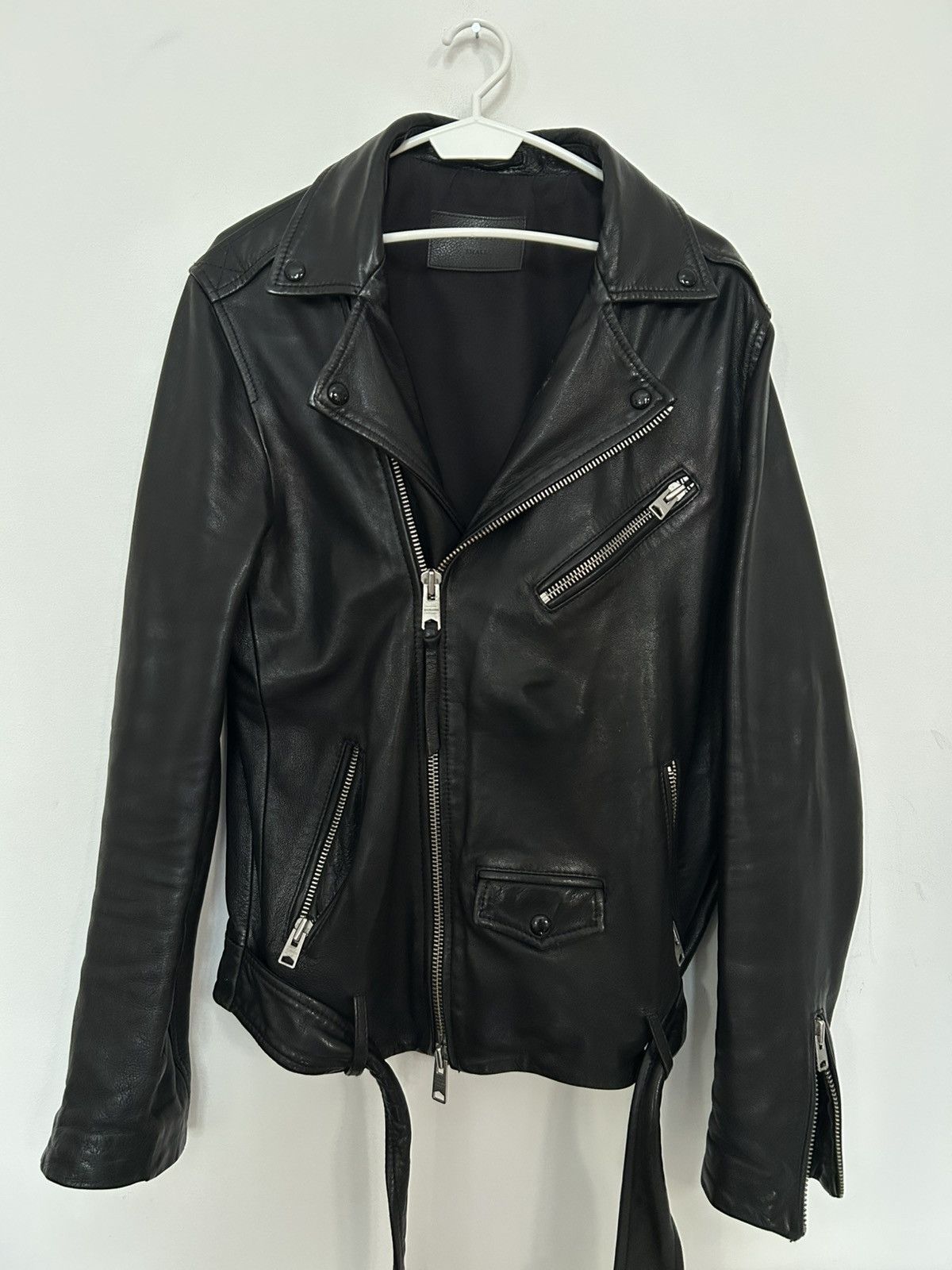Allsaints ALLSAINTS leather biker jacket Size US S / EU 44-46 / 1 - 1 Thumbnail