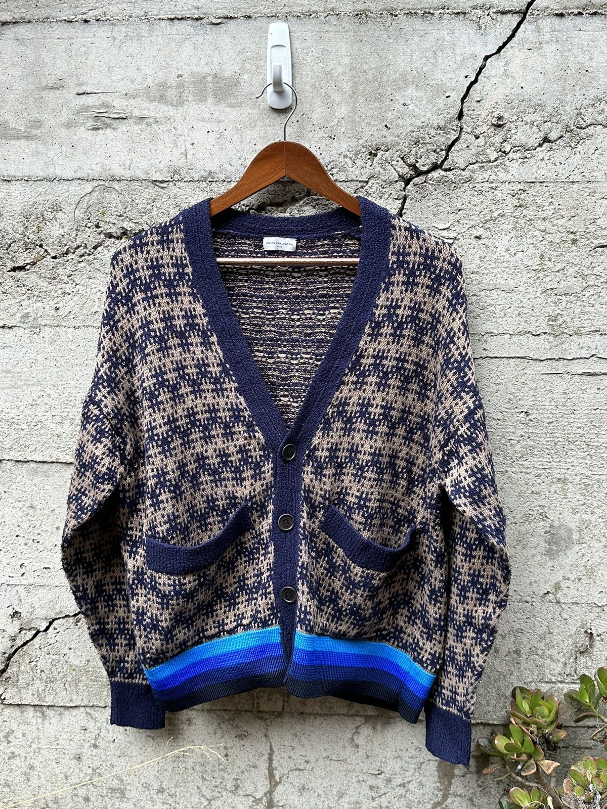 Dries Van Noten RARE GRAIL Dries Van Noten multi pattern cardigan sweater Size US L / EU 52-54 / 3 - 3 Thumbnail