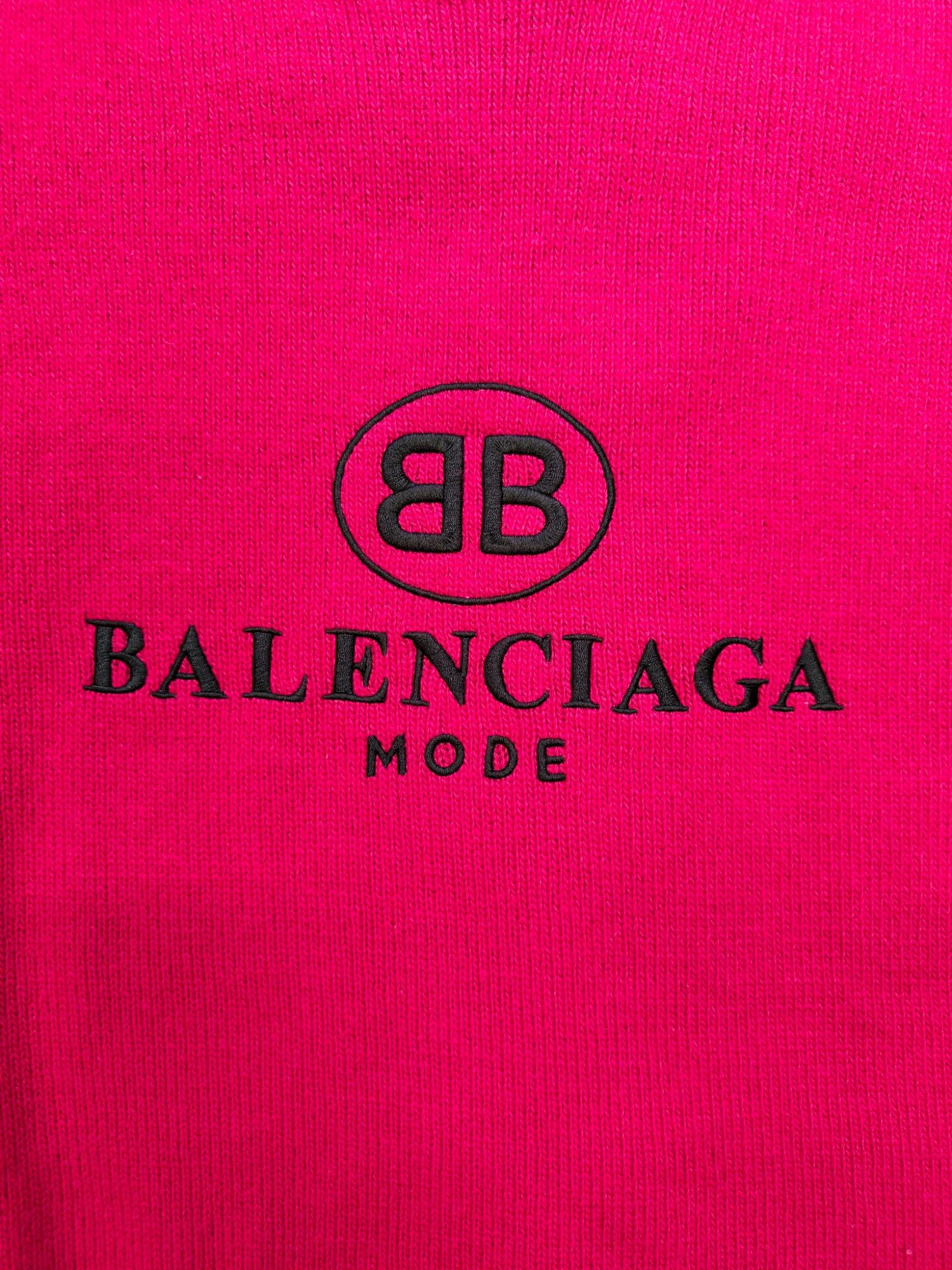 Balenciaga Balenciaga Wine Red Logo Wool And Cashmere Pullover Size XS / US 0-2 / IT 36-38 - 8 Thumbnail