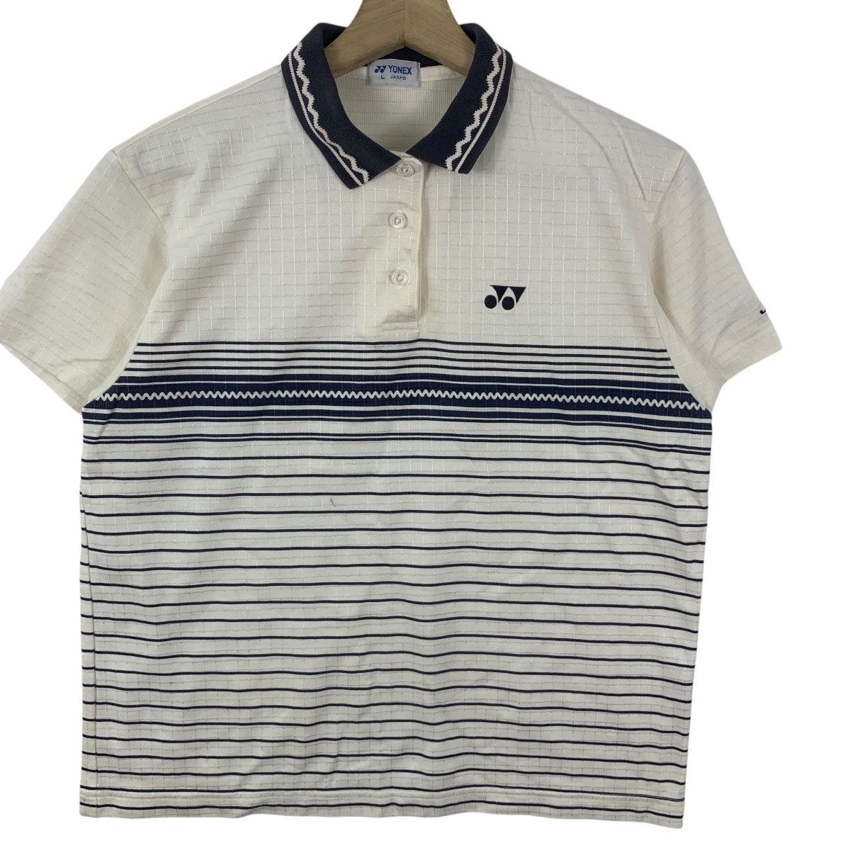 Issey Miyake Vintage ISSEY MIYAKE x YONEX JAPAN Collection Polo Tee Size L / US 10 / IT 46 - 5 Thumbnail