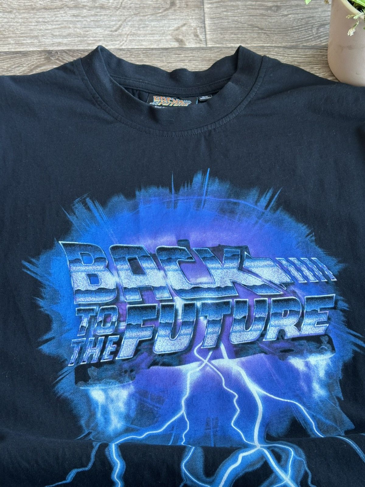 Vintage 🔥 Back to the Future Lightning DeLorean Movie T Shirt USA Size US XS / EU 42 / 0 - 3 Thumbnail