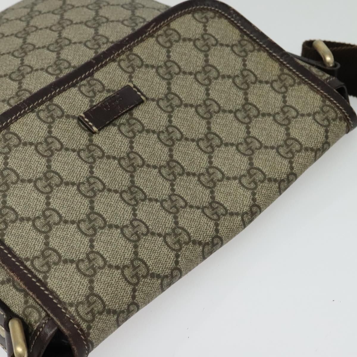 Gucci GUCCI GG Supreme Shoulder Bag Pvc Beige Silver Size ONE SIZE - 6 Thumbnail