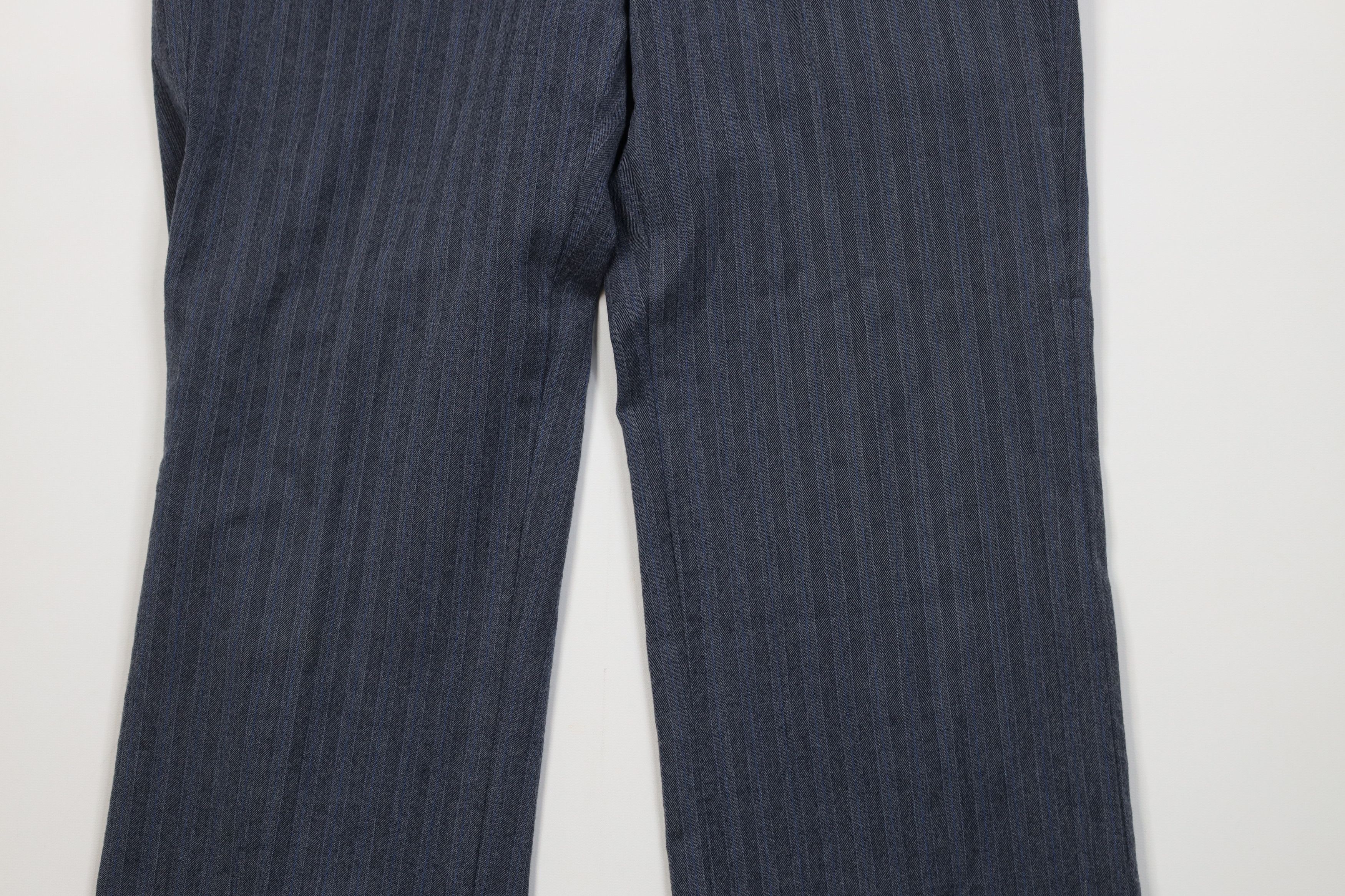 Vintage Vintage 60s Herringbone Buckle Wide Leg Chino Pants USA Size US 32 / EU 48 - 3 Thumbnail