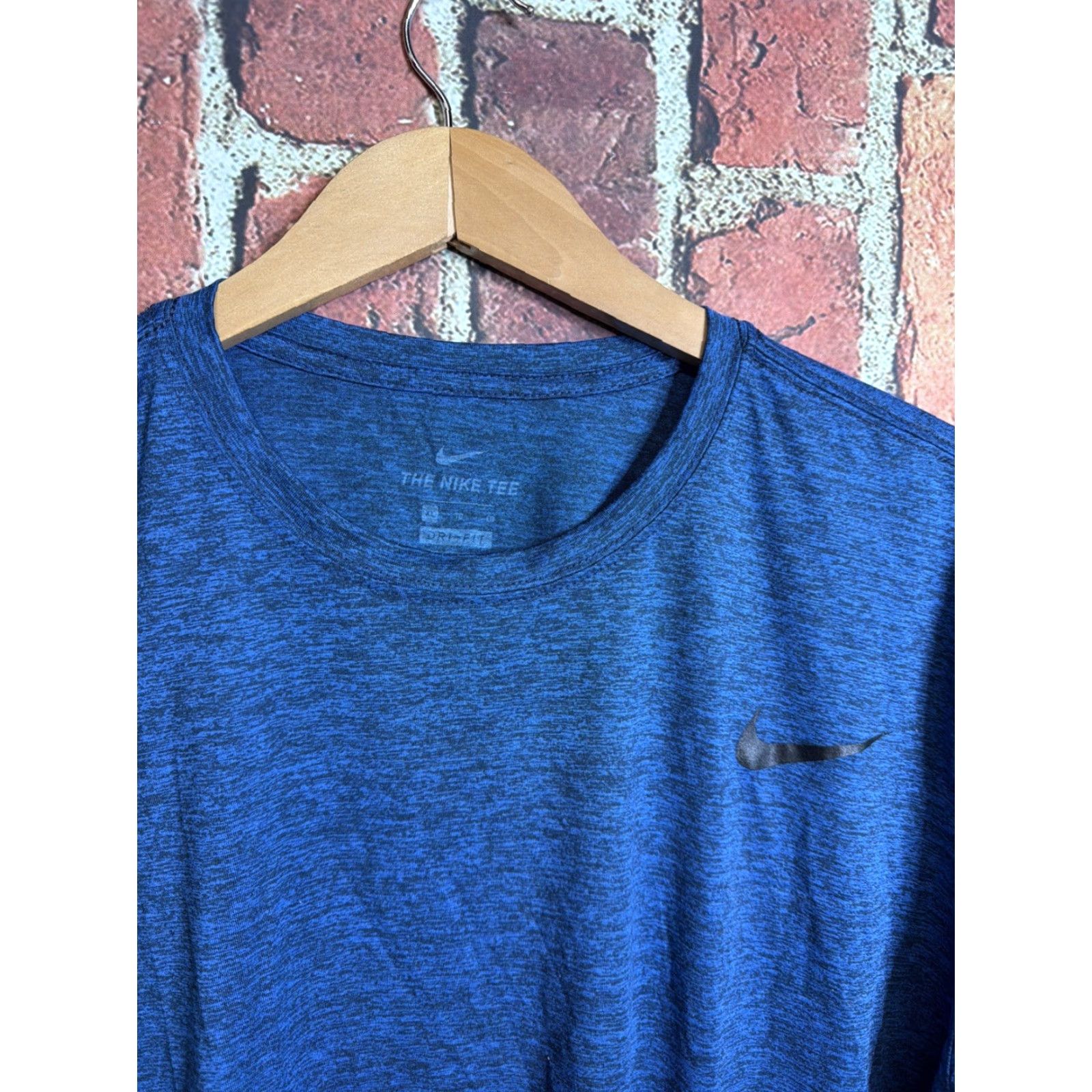 Nike Nike Dri-Fit Tee CZ9736 Seasonal Legend Fitness Shirt Heather Blue Men XL Size US XL / EU 56 / 4 - 2 Thumbnail