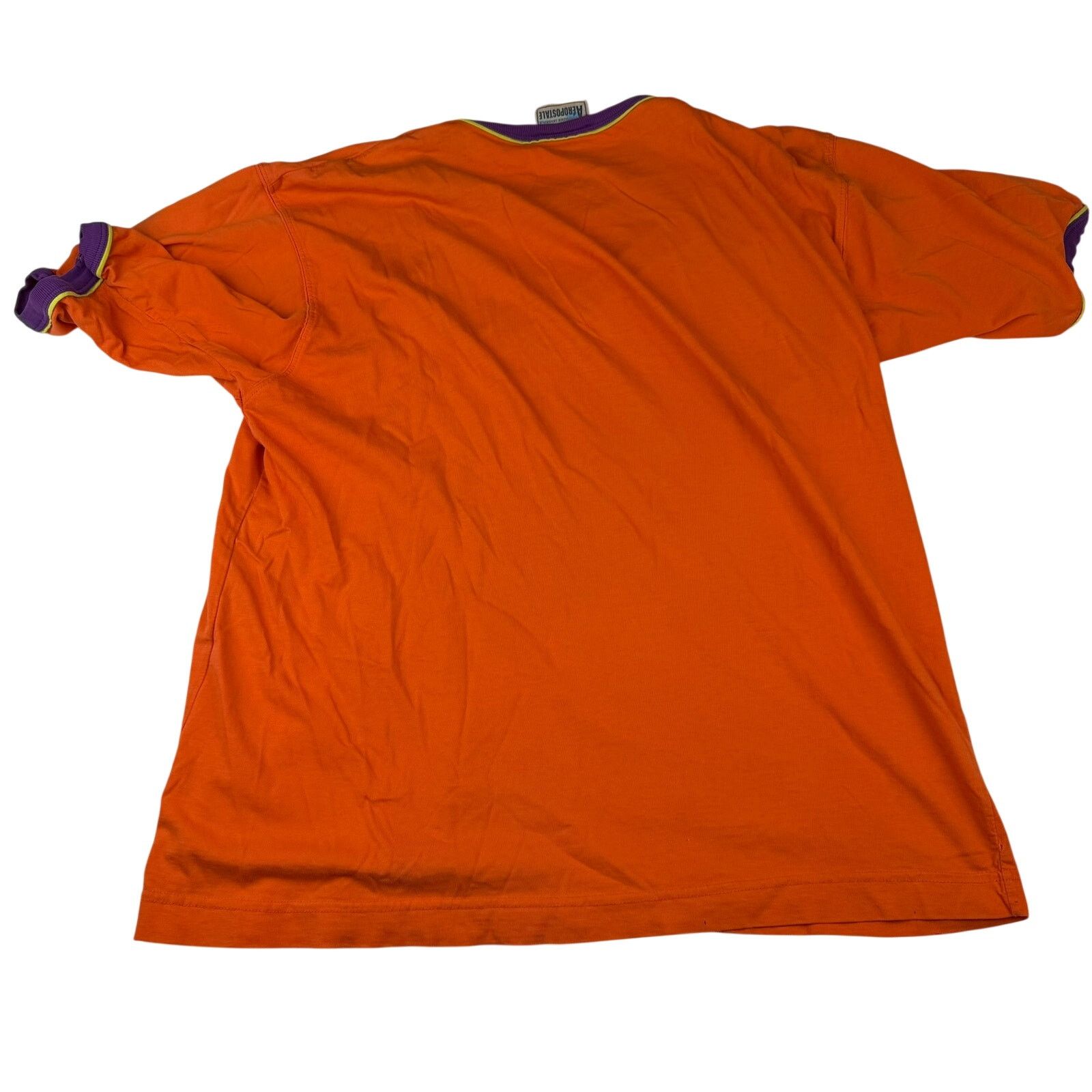Aeropostale Vintage Aeropostale Orange Tiki Graphic T-Shirt XL Size US M / EU 48-50 / 2 - 2 Thumbnail