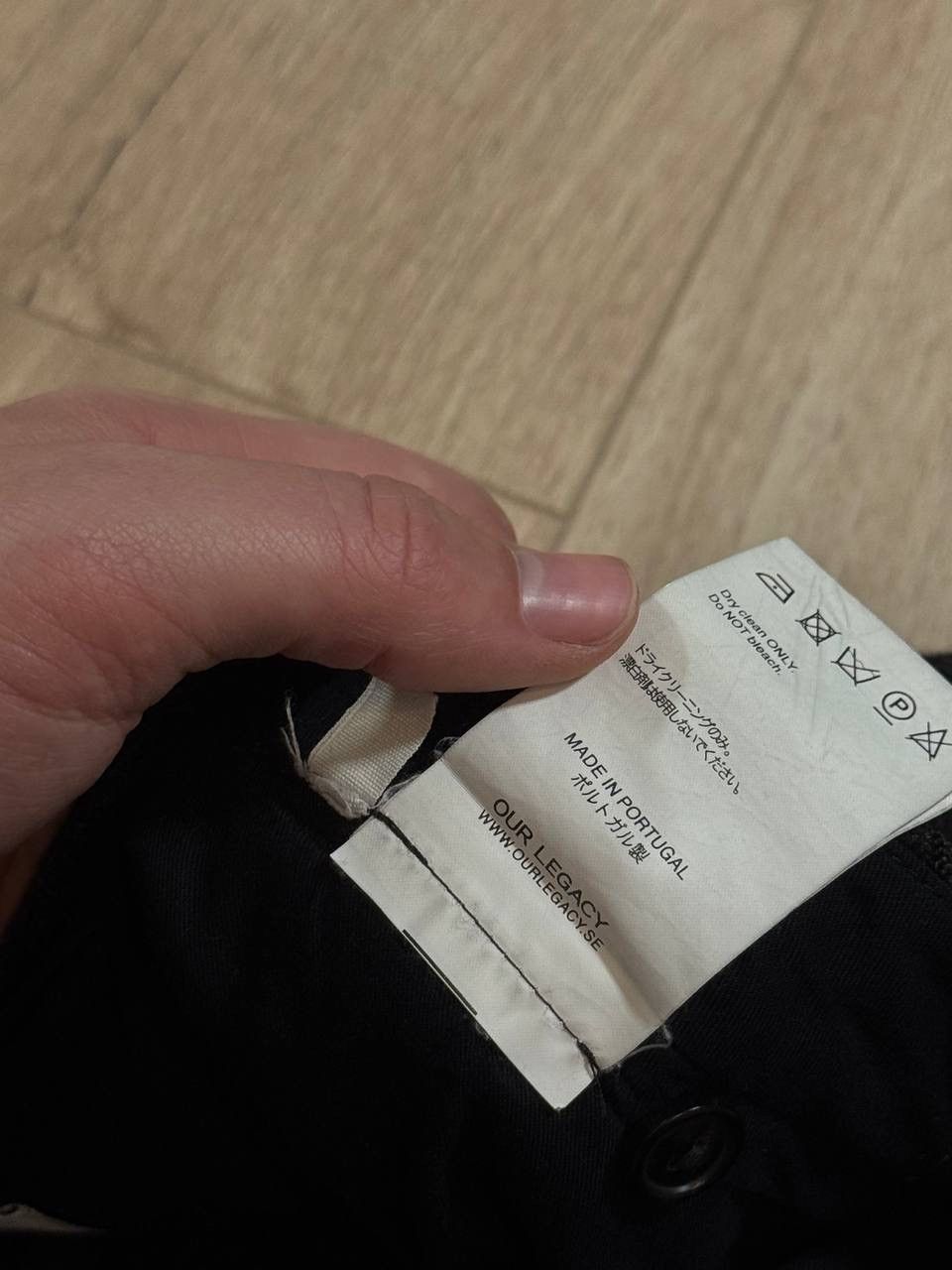 Our Legacy Our Legacy AW14 Chino 22 In Dark Grey Shetland Wool Pants Size US 34 / EU 50 - 6 Thumbnail