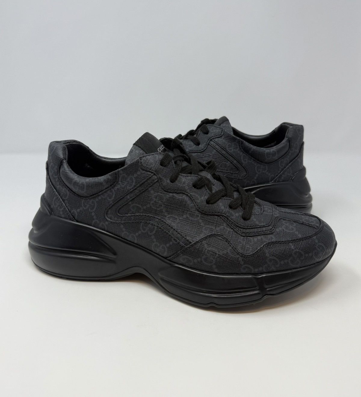 Gucci Rhyton GG Monogram Sneaker Black