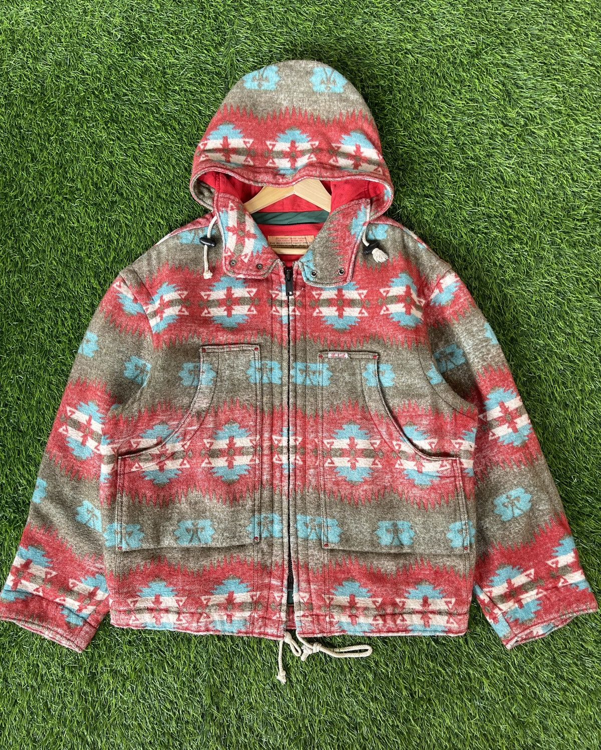 Vintage Very Rare🔥Vtg 60s/70s Rna Inc Native Navajo Heavy Jacket Size US XL / EU 56 / 4 - 12 Thumbnail