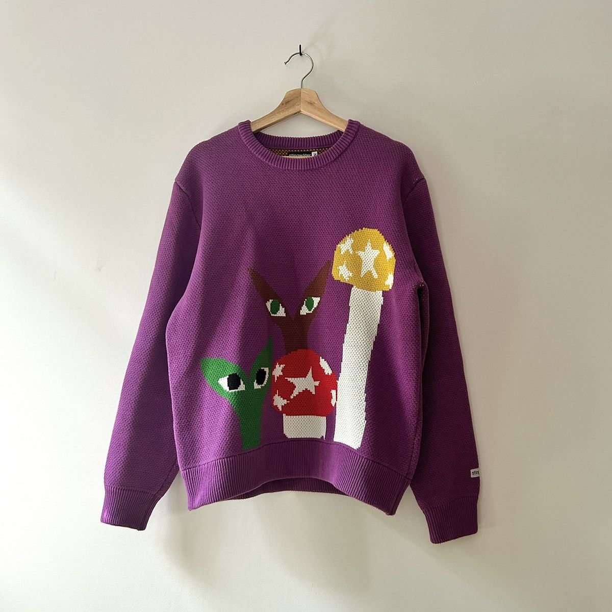 Stingwater stingwater purple woven sweater Size US M / EU 48-50 / 2 - 1 Thumbnail